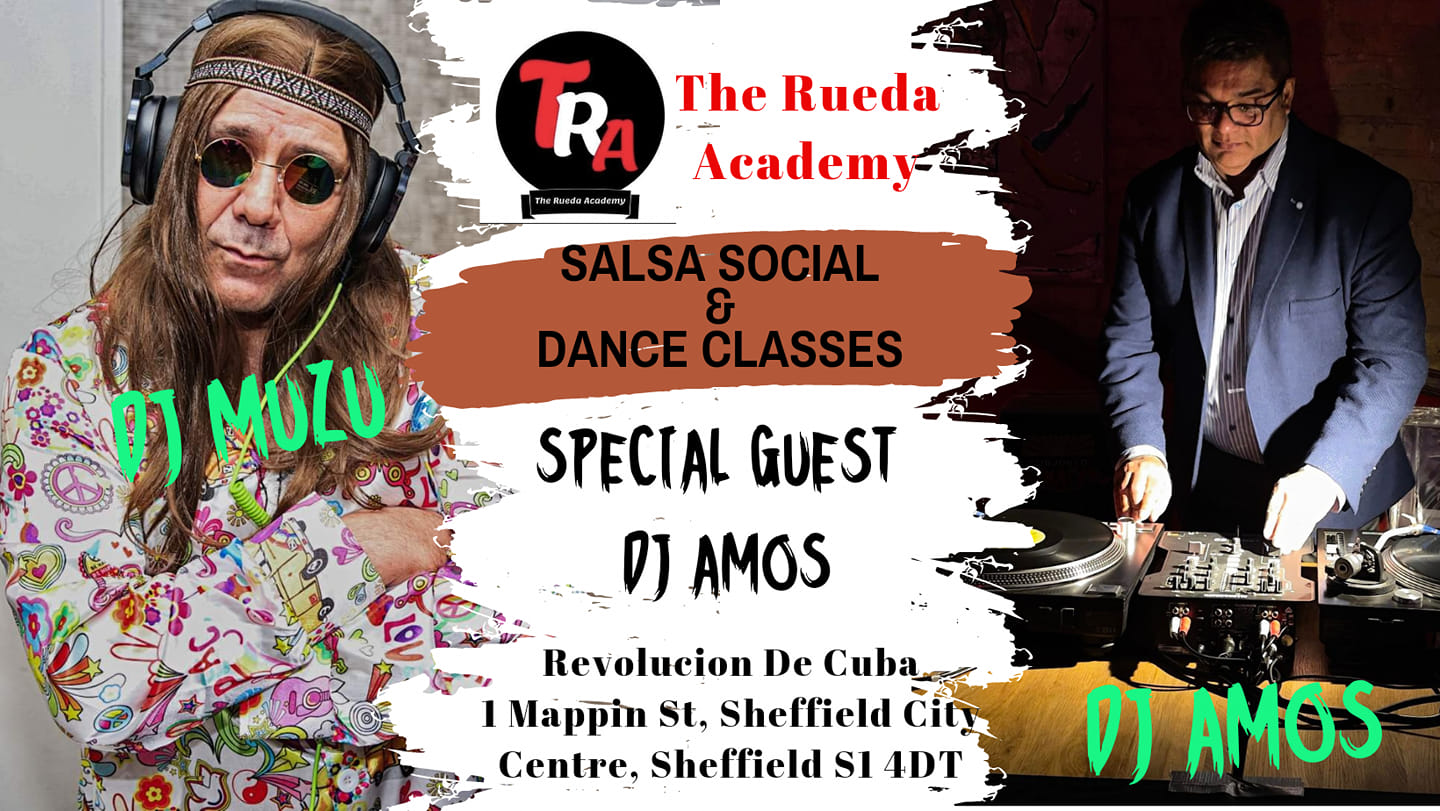 Dance Classes & Salsa Social: Special Guest DJ AMOS