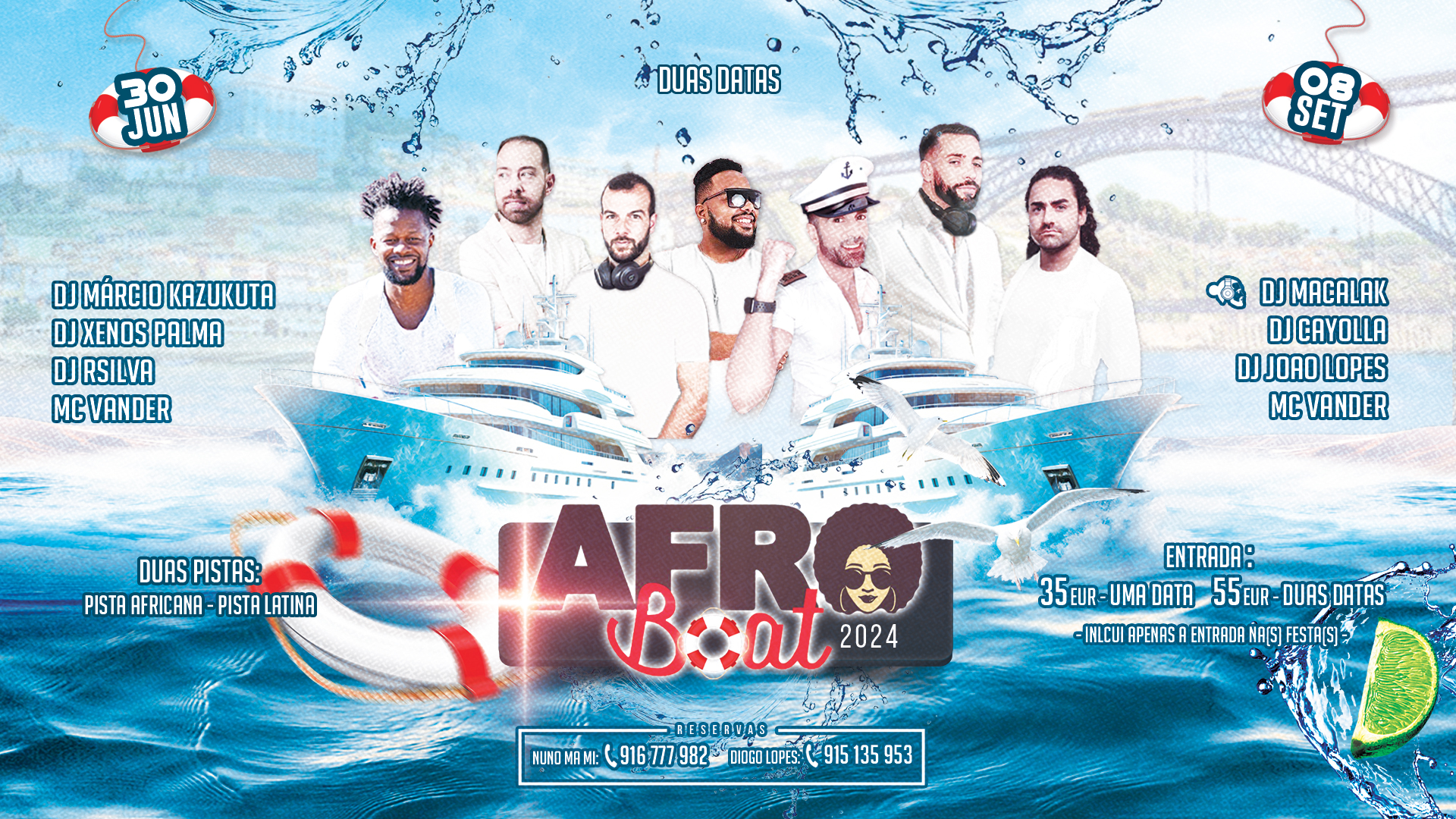 AFROBOAT PORTO 2024 :: 30 JUN + 8 SET