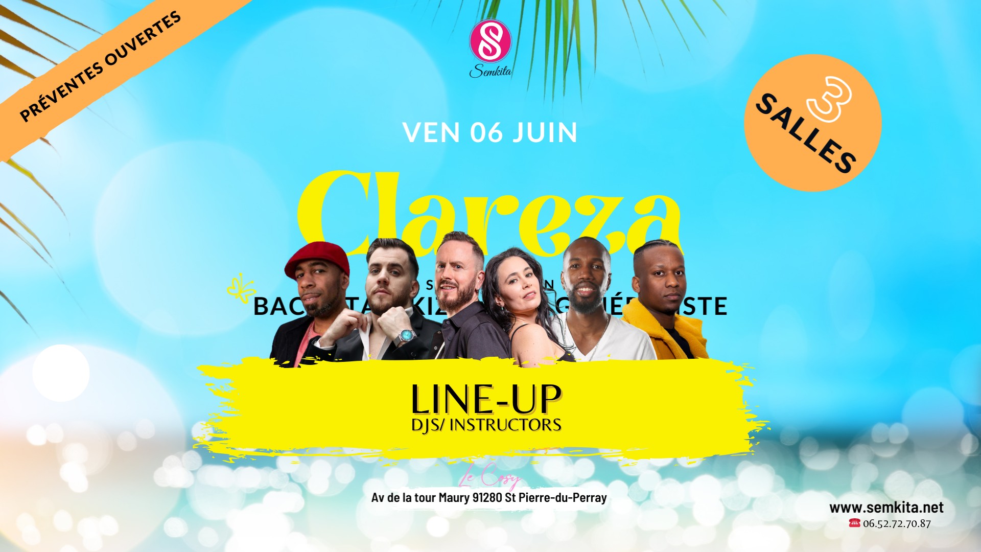 Soirée CLAREZA - SUMMER EDITION by Semkita (3 Salles)