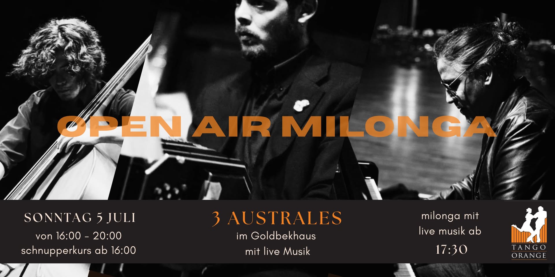 Tango Orange Open Air Milonga beim Goldbekhaus