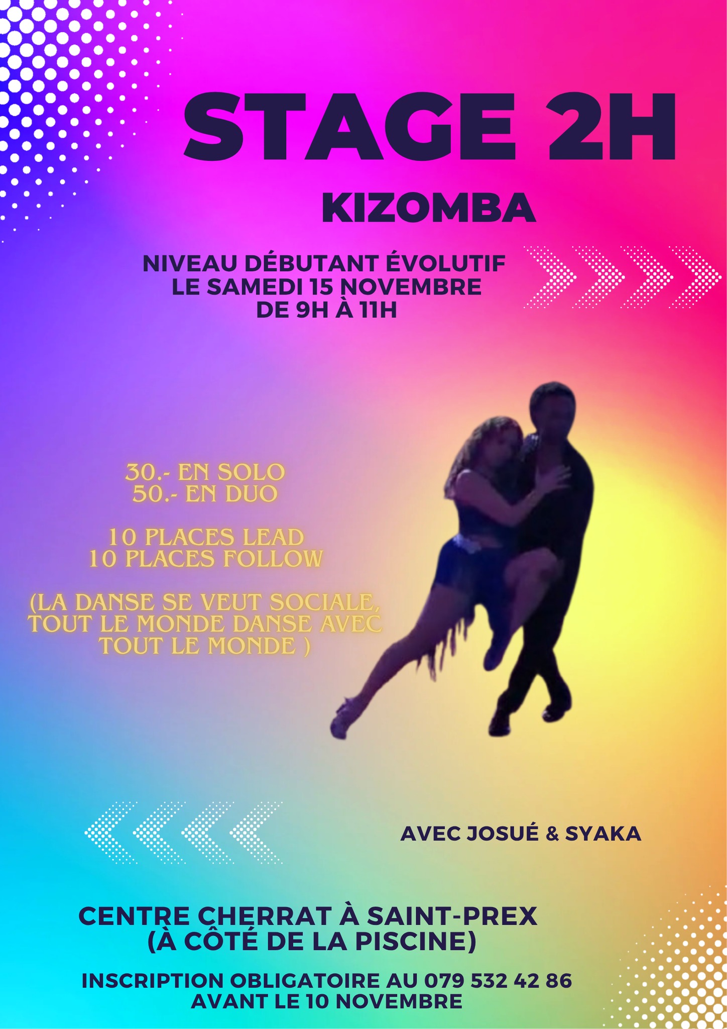 stage 2h de kizomba débutant