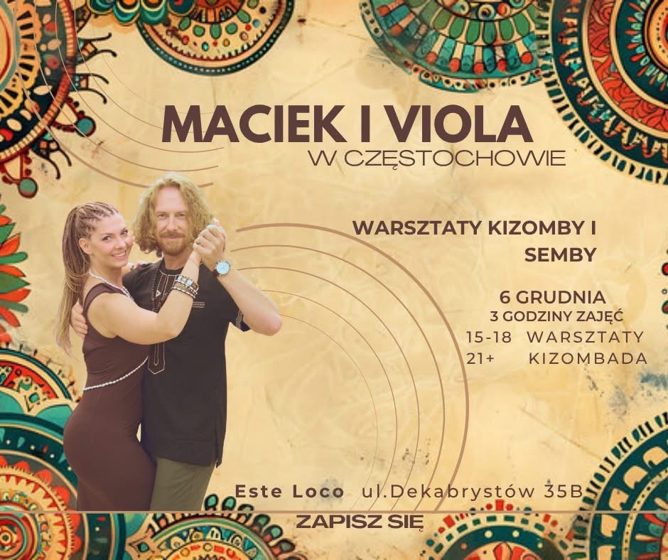 Warsztaty z Maćkiem Zahorodnym i Violą Bangą w Częstochowie.