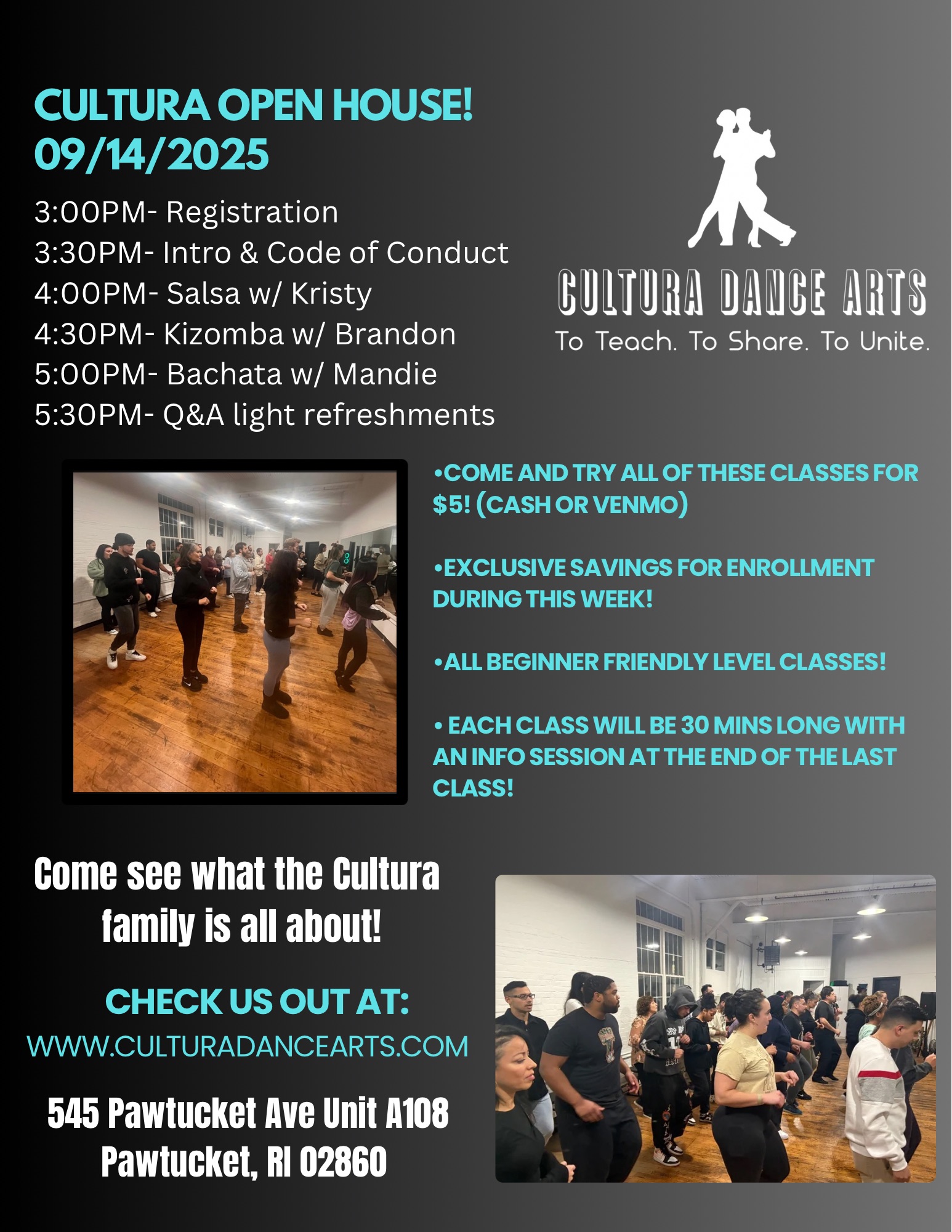 Cultura Dance Arts Open House