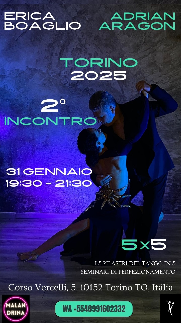 SECONDO INCONTRO A TORINO CON ERICA BOAGLIO E ADRIAN ARAGON