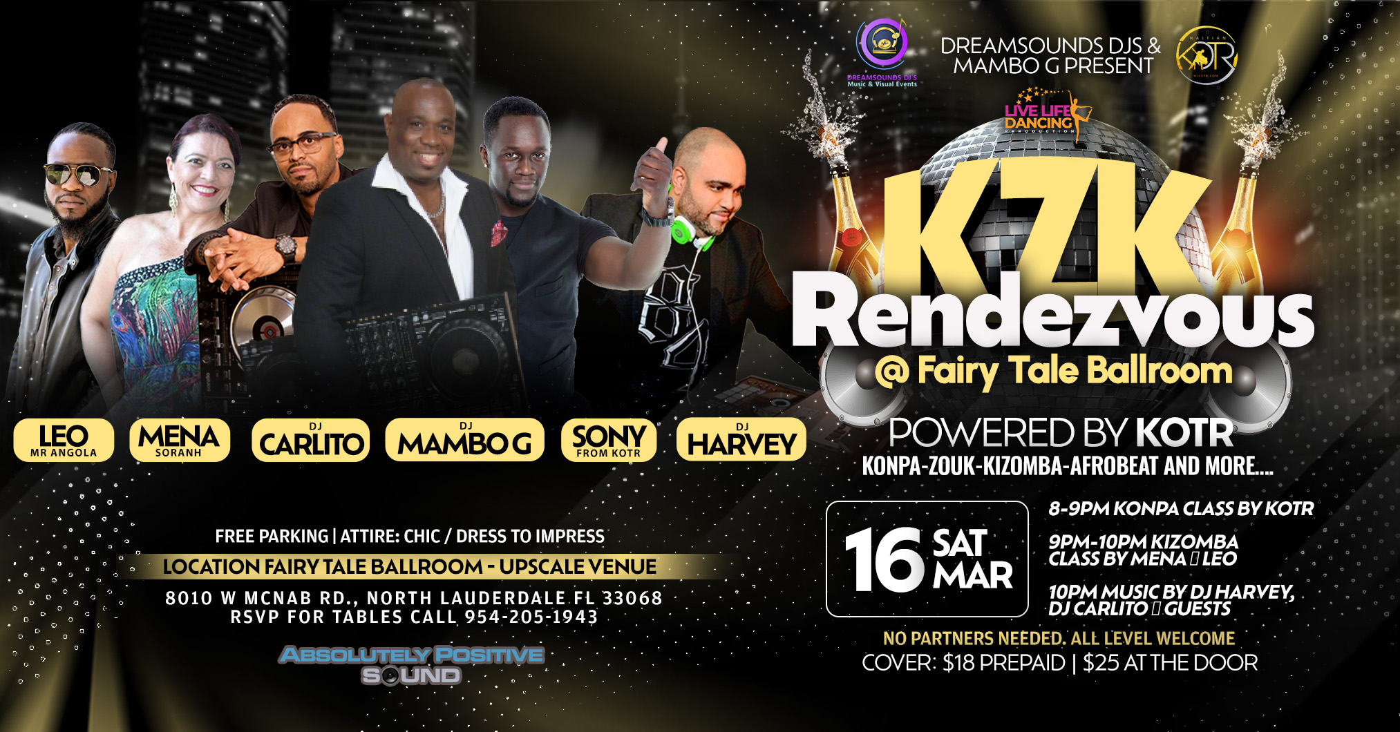KZK - Konpa Zouk Kizomba Rendezvous 3rd Saturdays