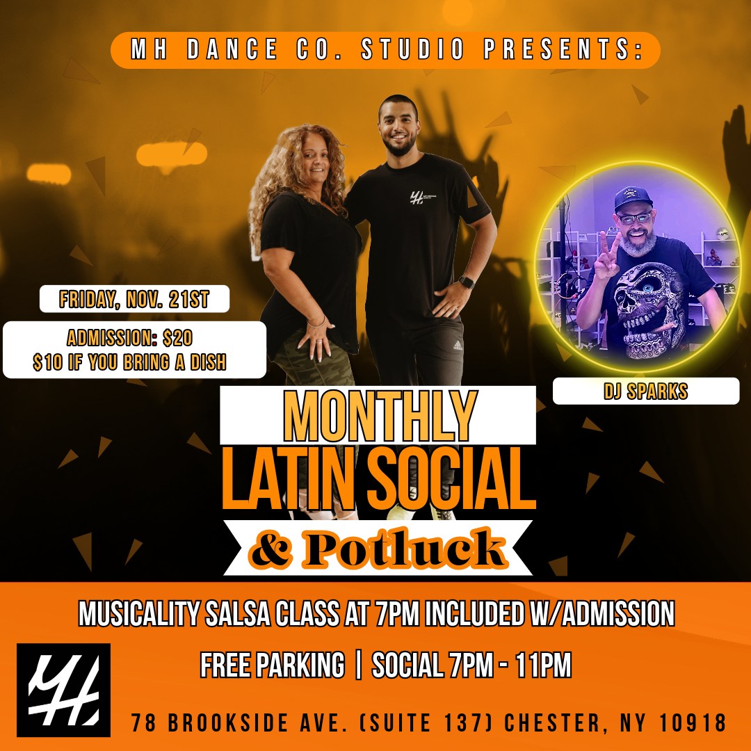 Monthly Latin Social & Potluck!!!