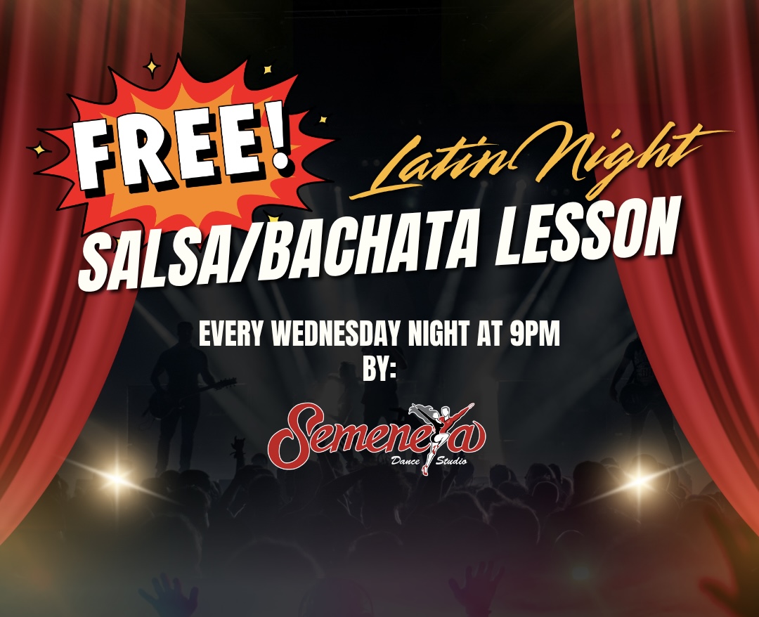 FREE Salsa Bachata Lesson & Tropical Latin Night Party