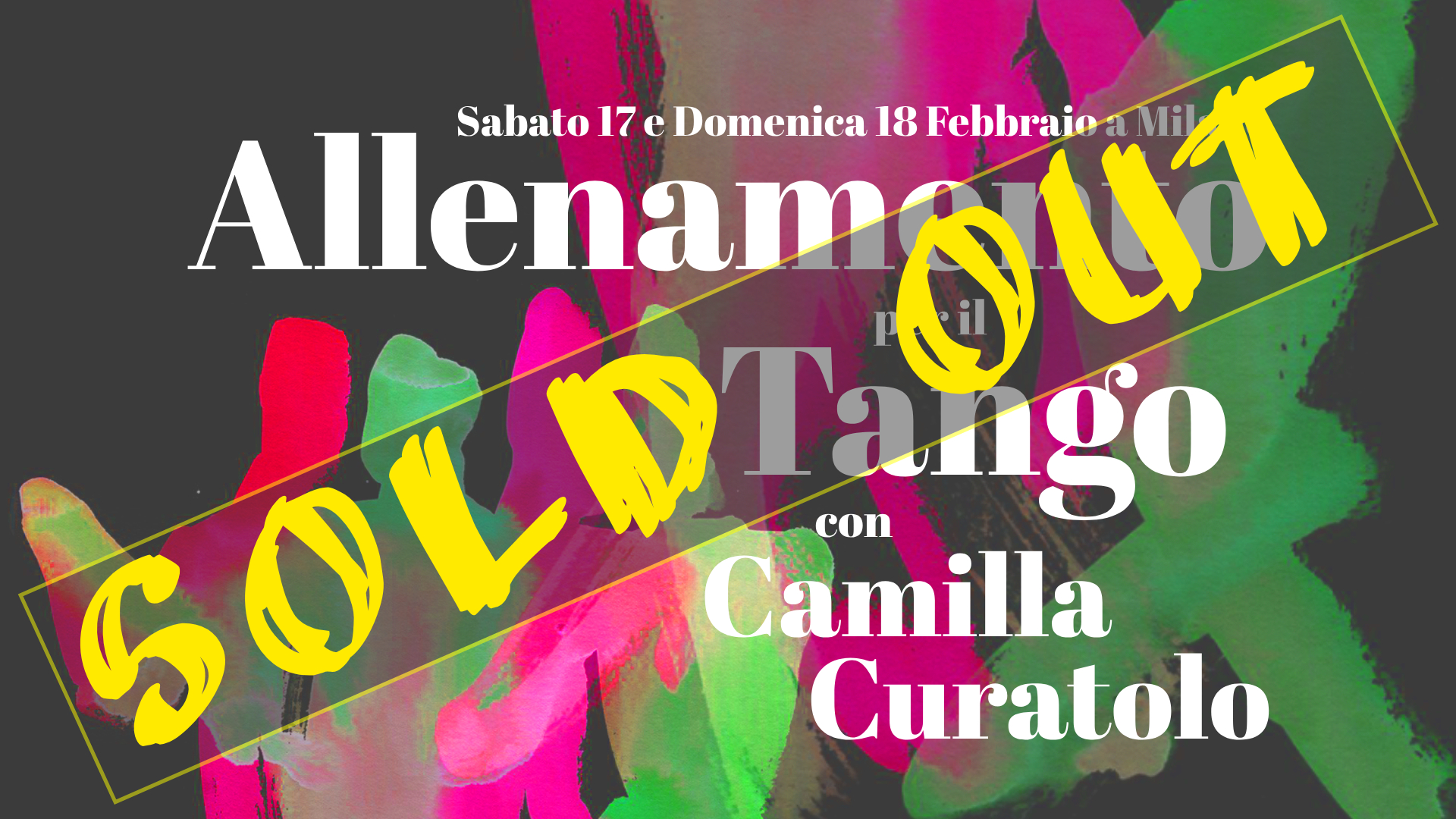 ALLENAMENTO per il TANGO con CAMI CURATOLO