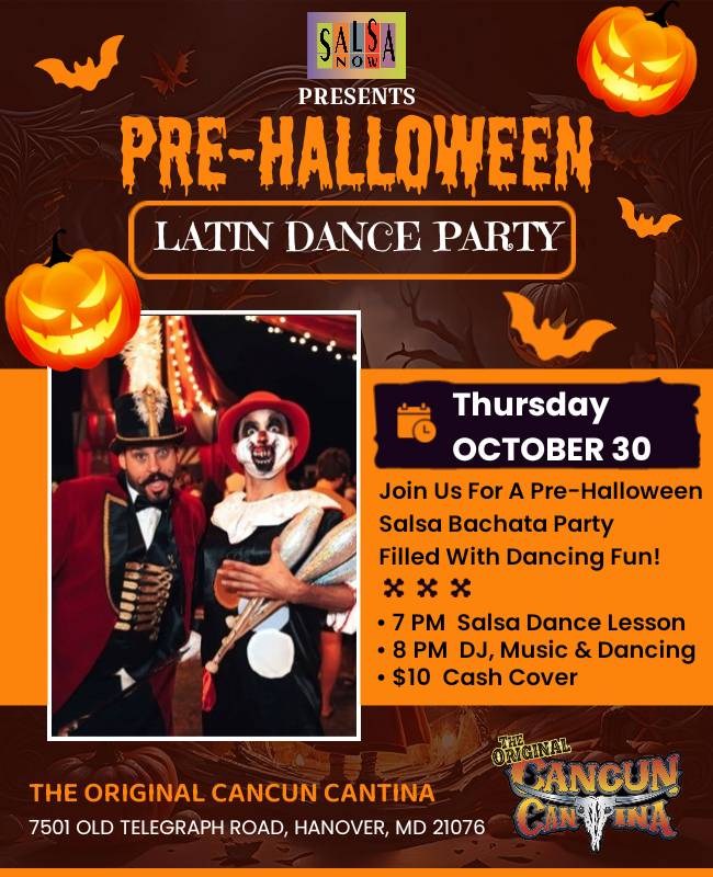 Pre-Halloween Salsa Bachata Latin Night
