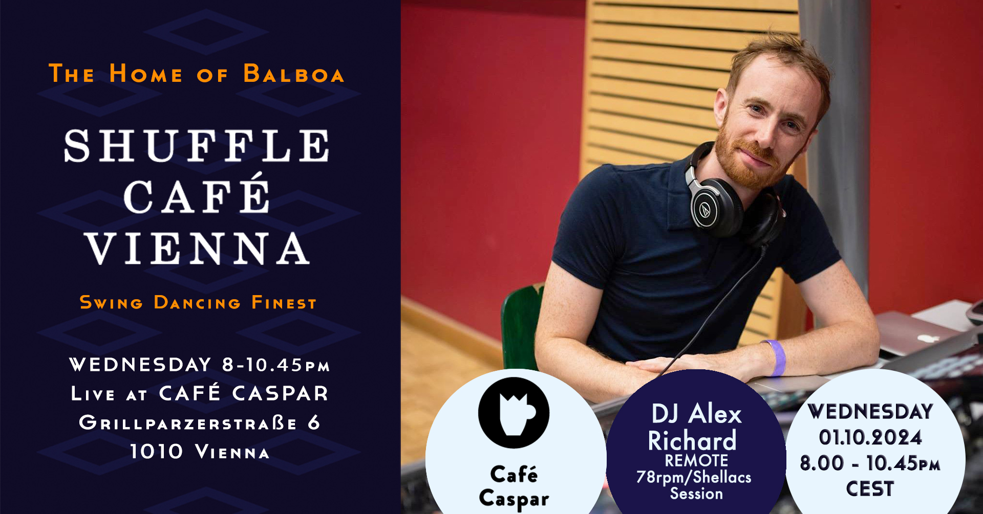Shuffle Café - DJ Alex Richard Remote from Strasbourg