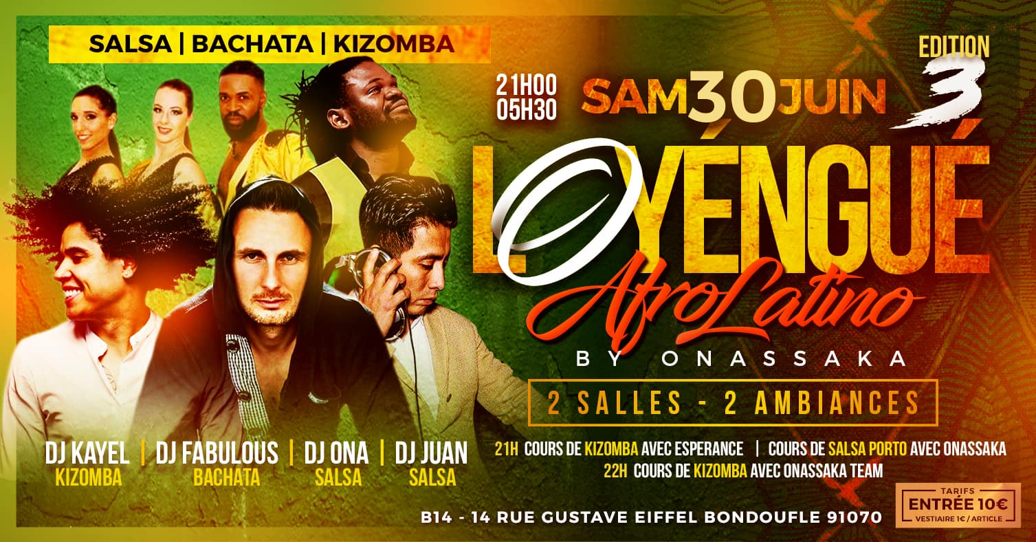 LoYéNgUé Afro Latino 3rd Edition !