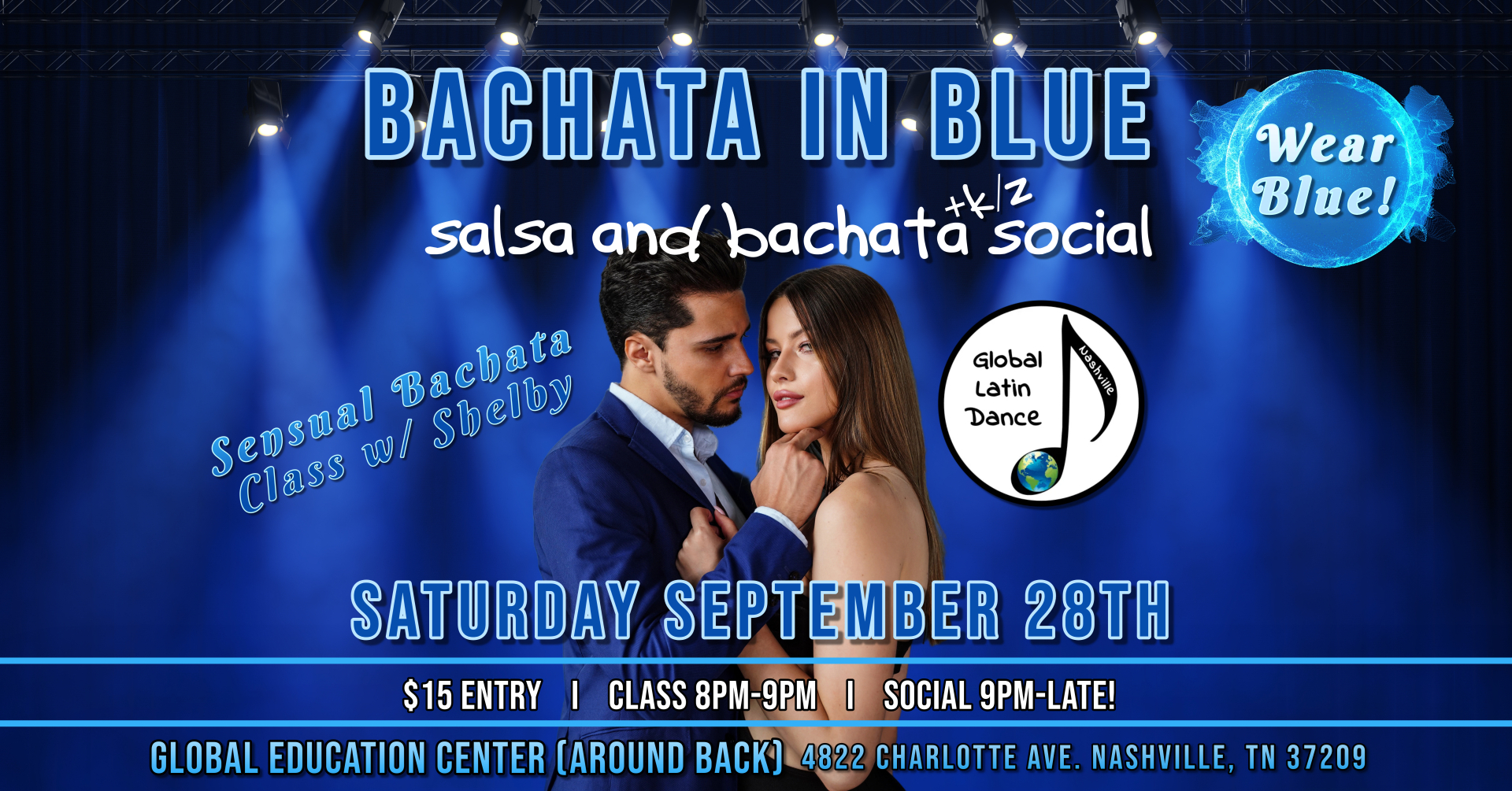 Bachata in Blue Latin Social 💙