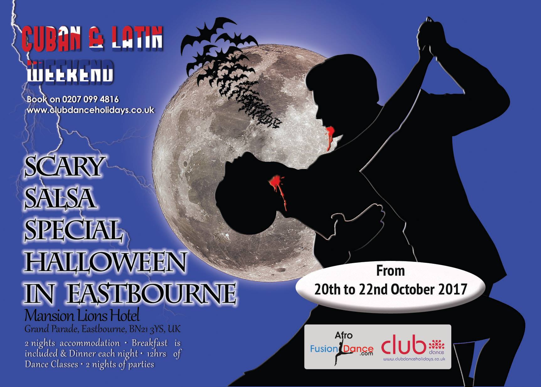 Scary Salsa Special Halloween in Eastbourne is Back