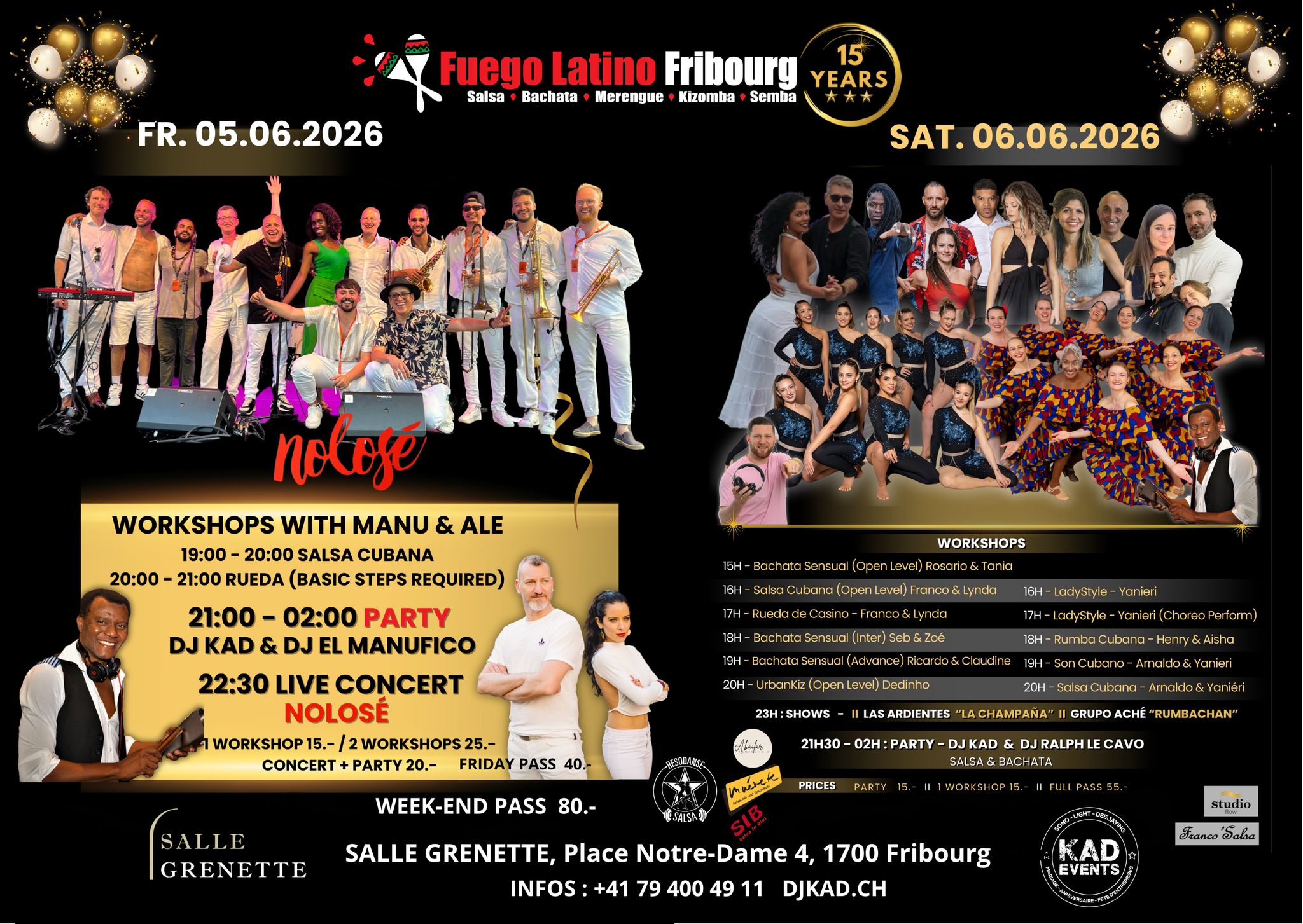 FUEGO LATINO "15TH ANNIVERSARY"