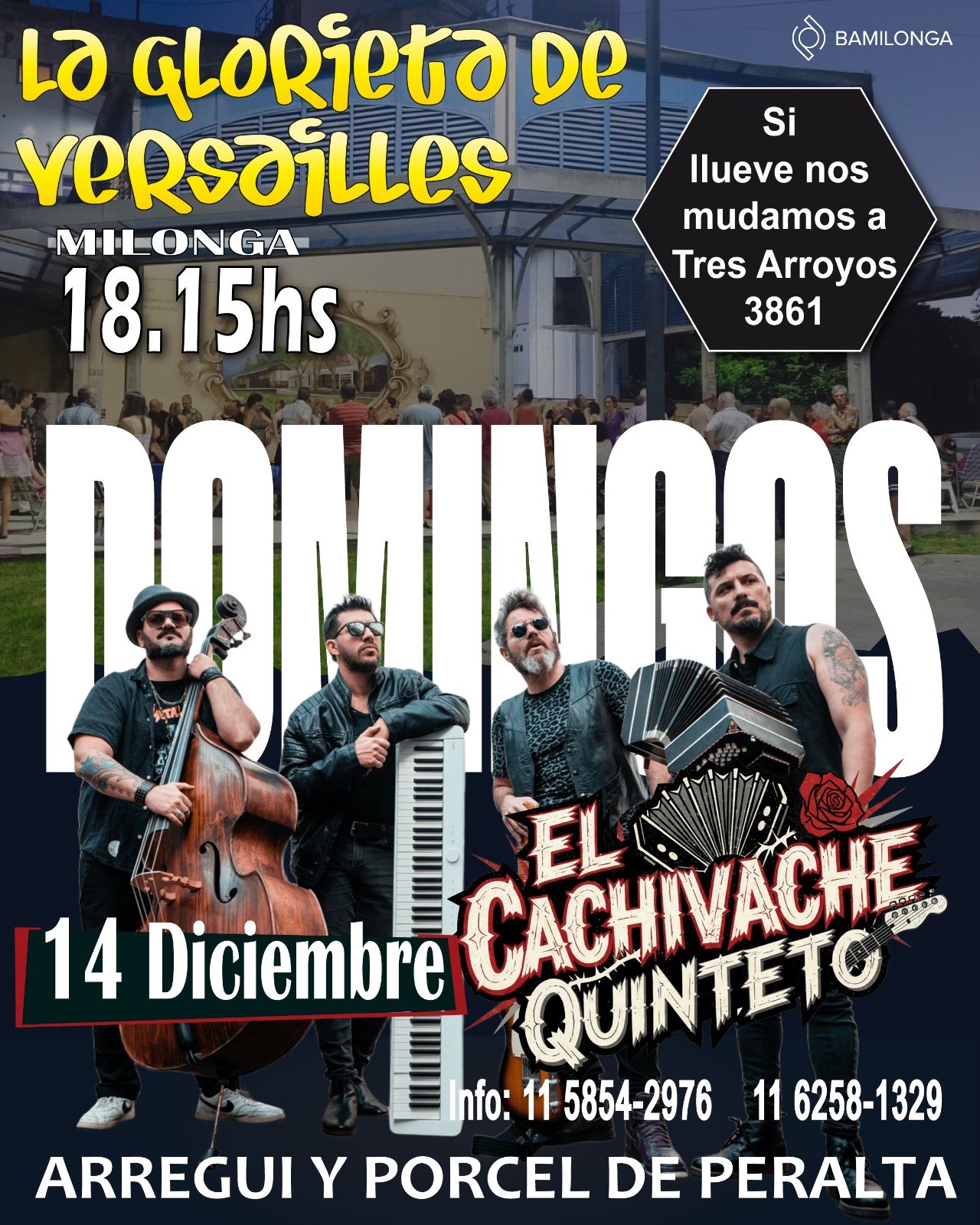 La glorieta de Versalles!! festejamos el día del tango