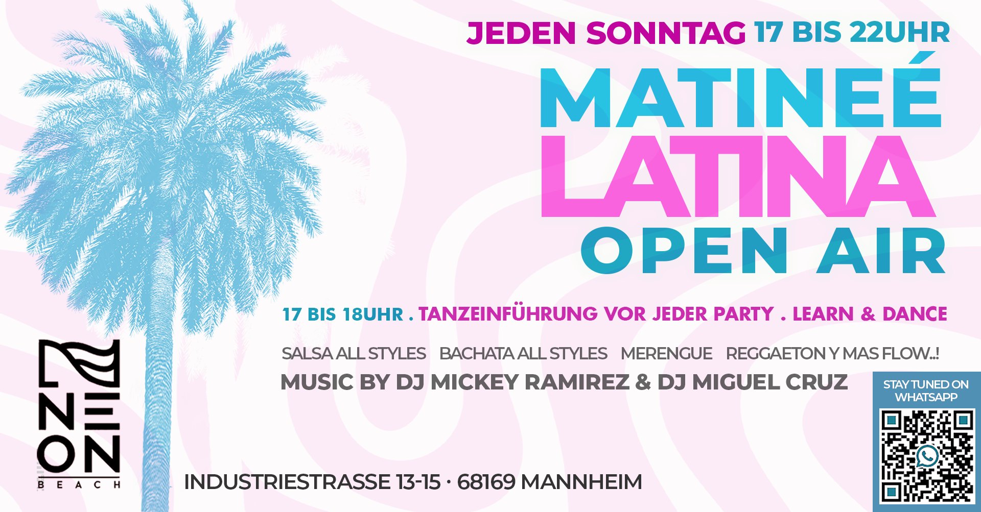 22 06 ★ MATINEÉ LATINA® OPEN AIR ★ Salsa Lady Styles On2 M1 Workshop