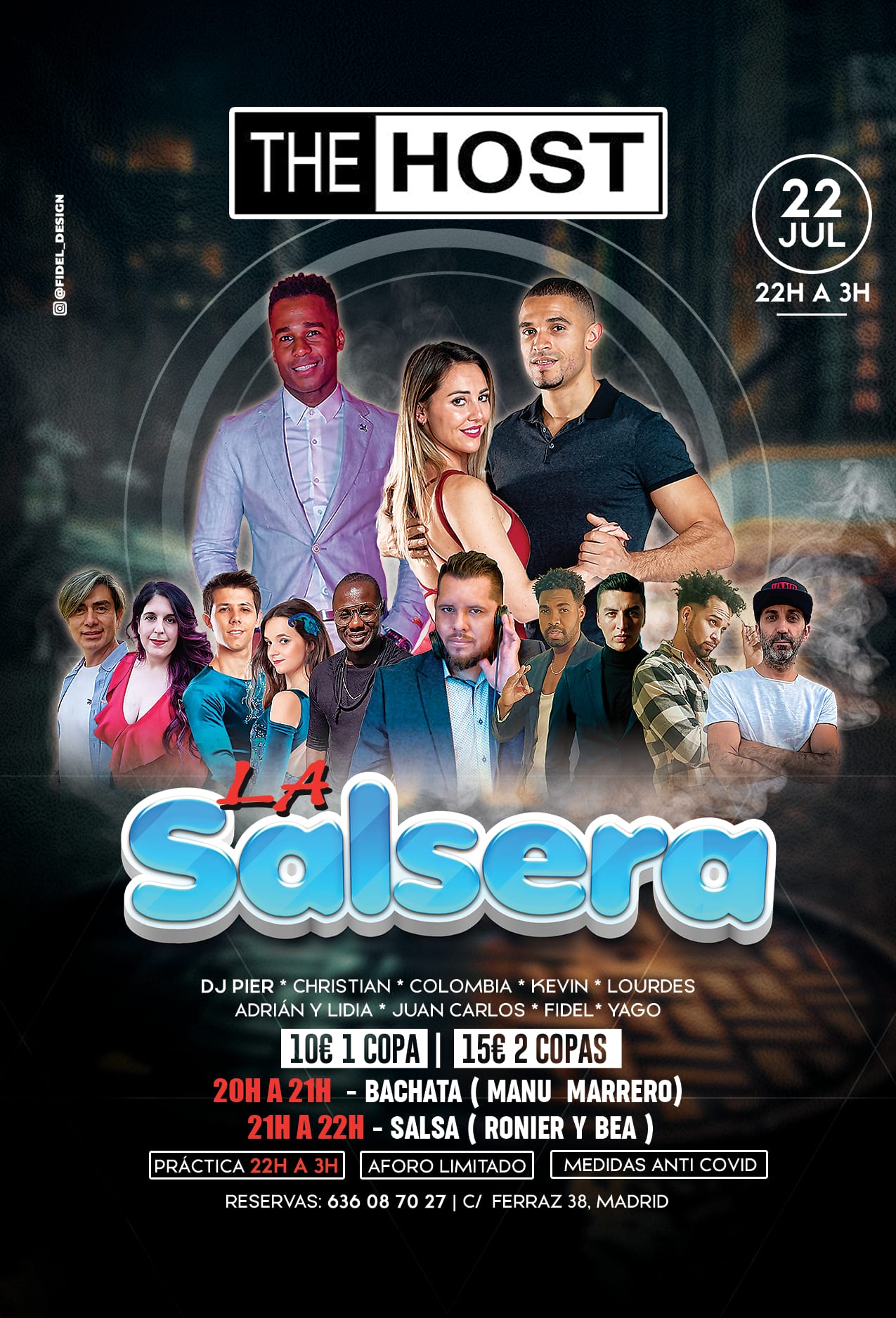 Jueves 22 de Julio en LA SALSERA-HOST