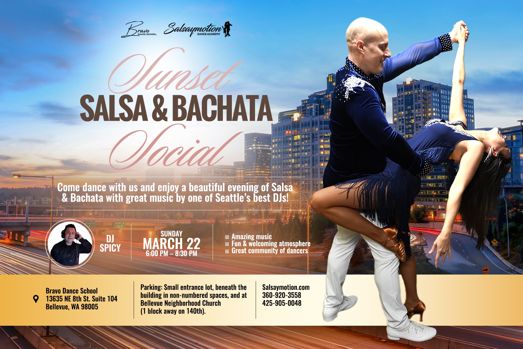 Sunset Salsa Bachata Social + Birthday Dance & Live Performance