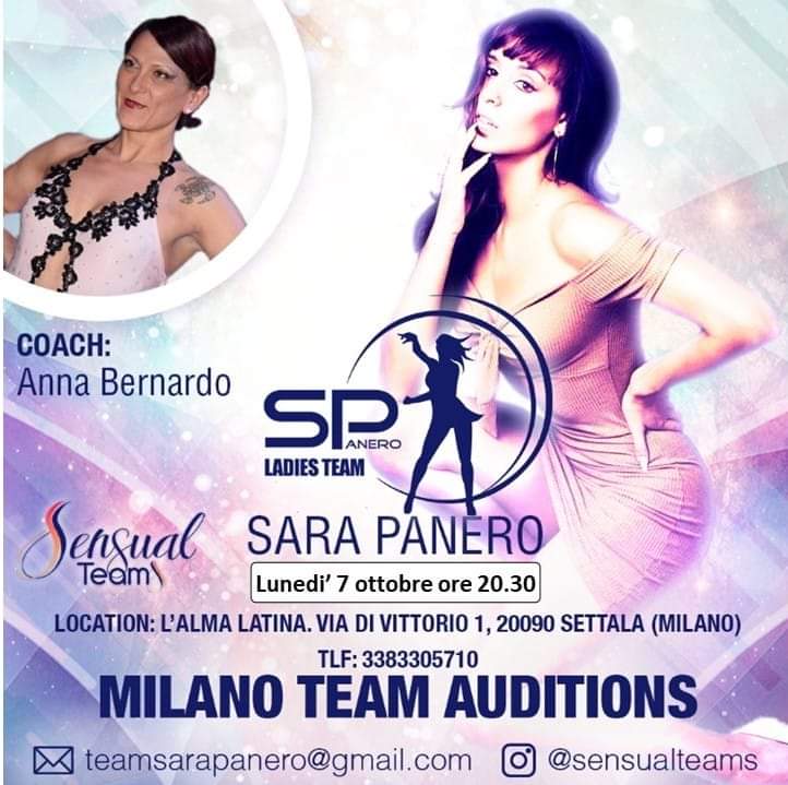 SARA PANERO LADIES TEAM BACHATA