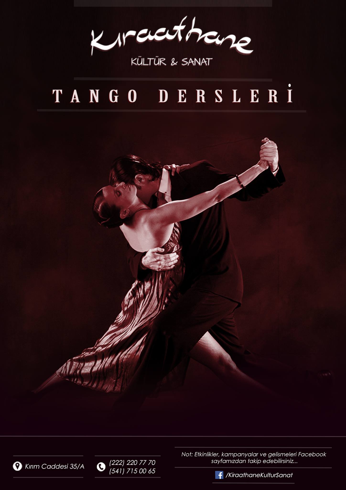 Ücretsiz Tango Tanıtım Dersi 4 Nisan Salı 19.45