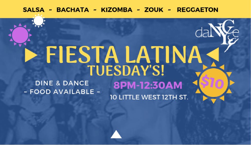 Fiesta Latina Tuesday's by Dance NYC