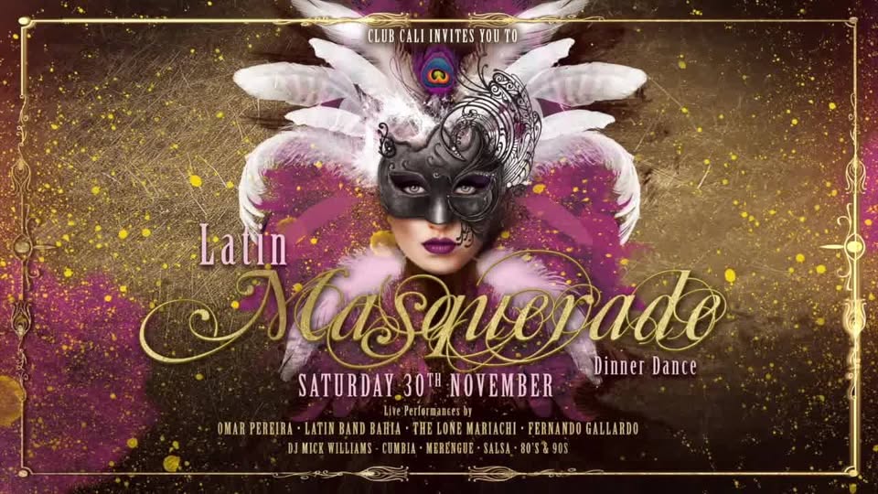 Latin Masquerade Dinner Dance!
