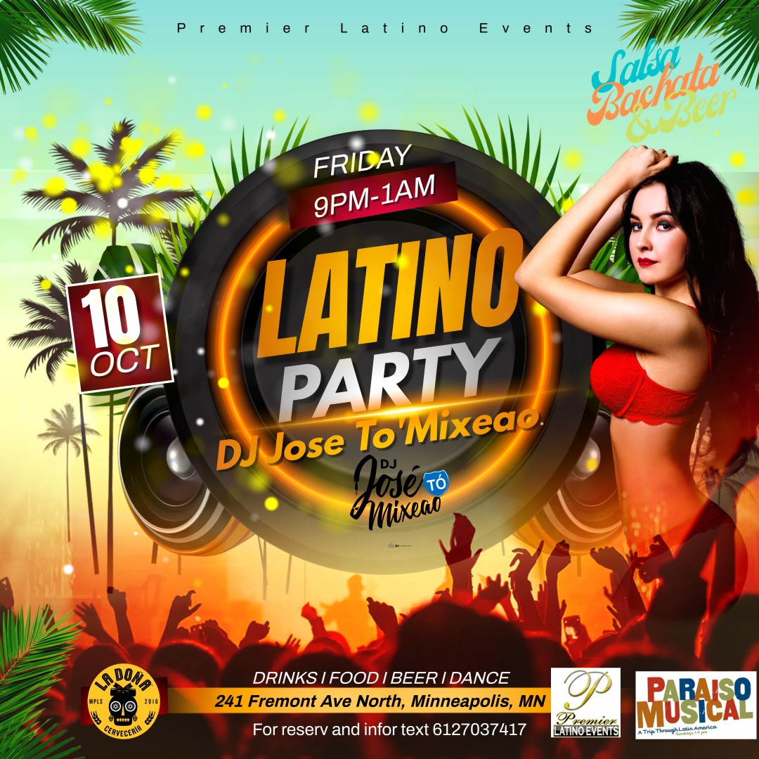 Latino Party Ft Jose To'Mxeao at Salsa Bachata at La Doña