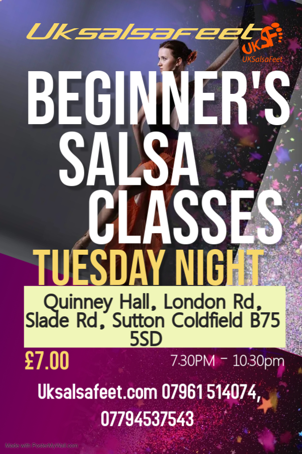 Salsa & Bachata Classes (Sutton, Lichfield And Tamworth)