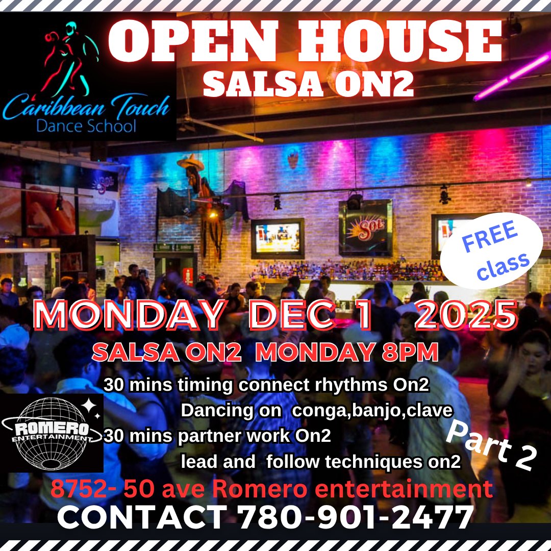 Caribbean Touch percent! Salsa On2 open house (do you think popular demand)