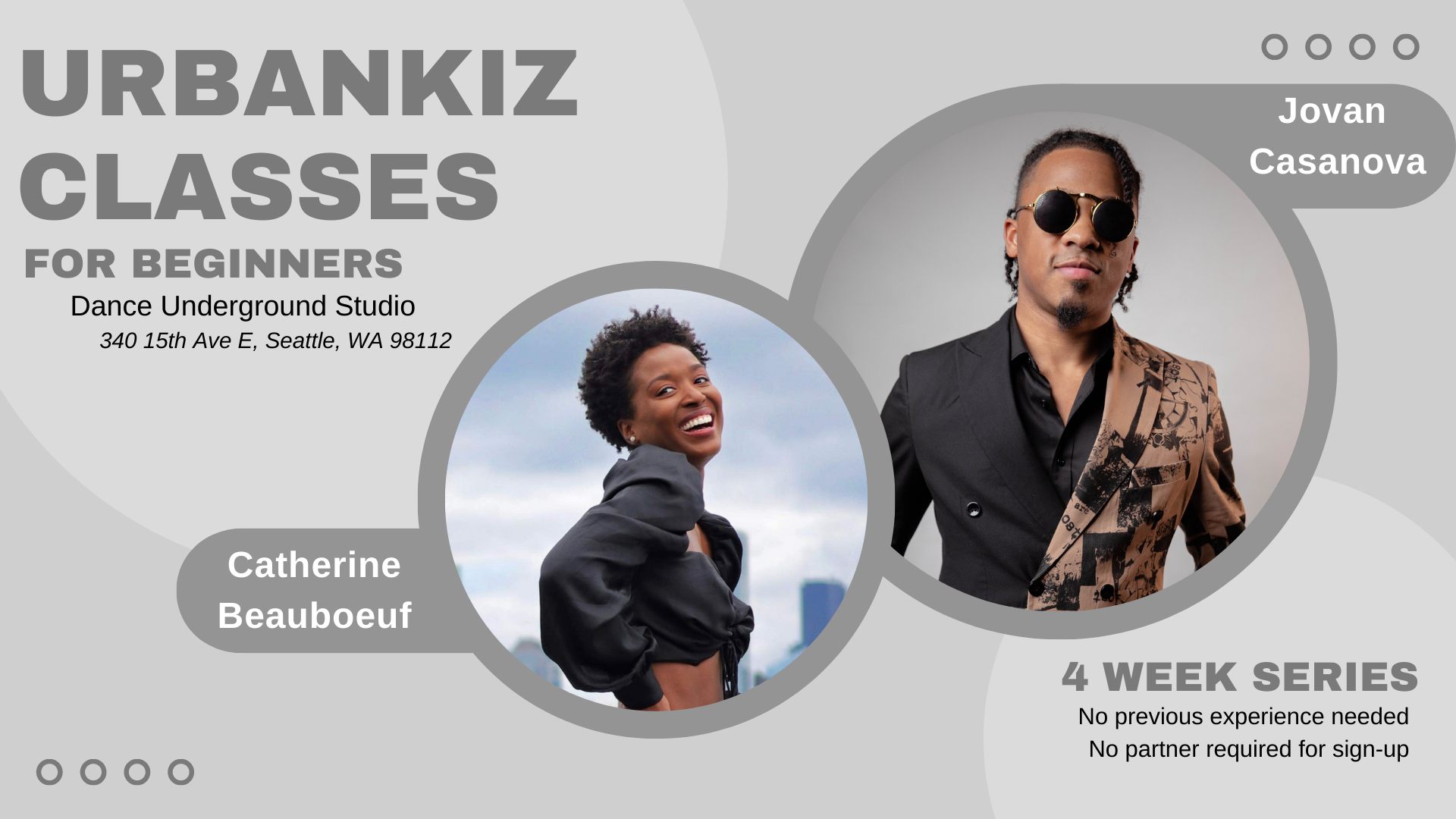 UrbanKiz Beginner Wednesdays at Dance Underground