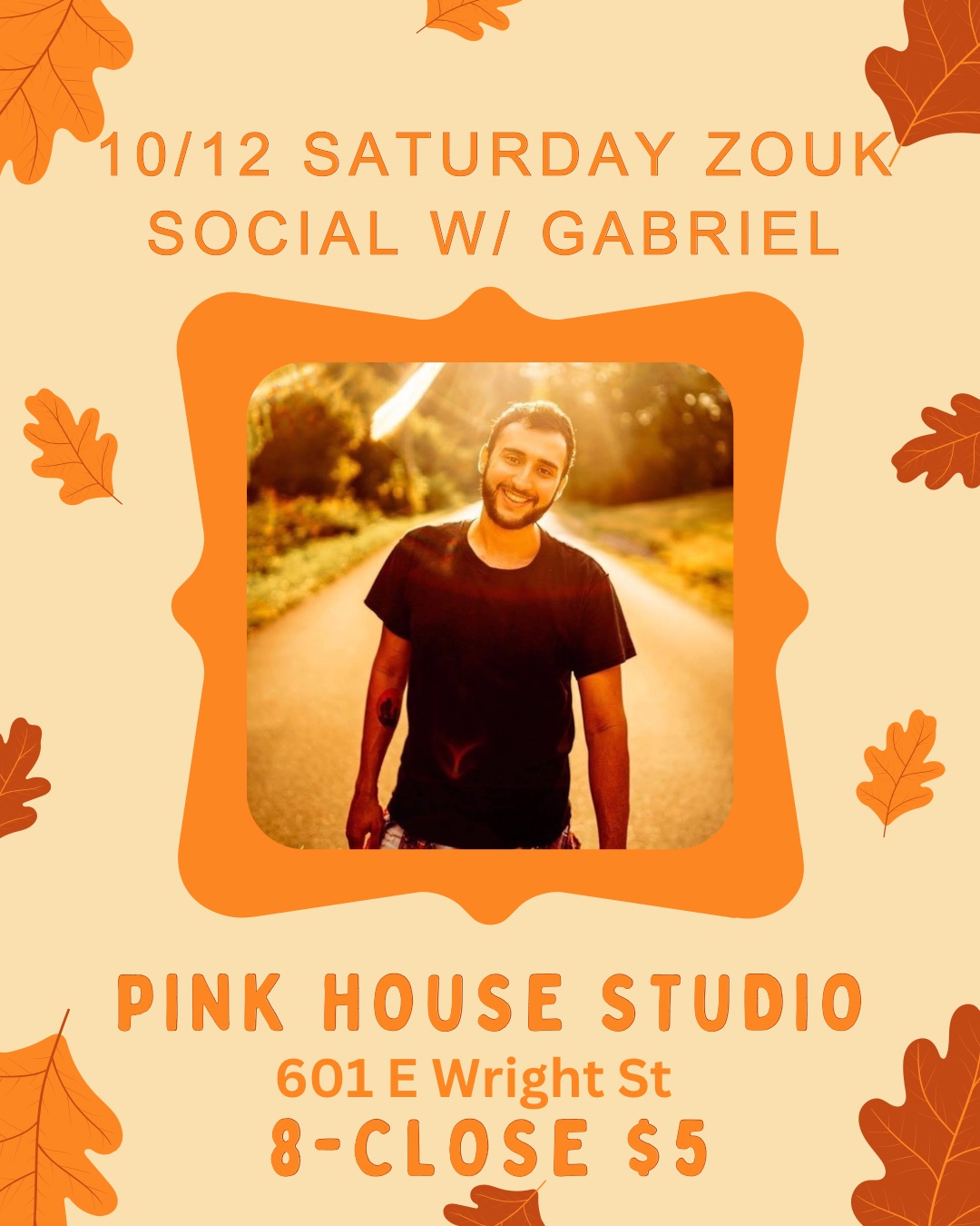 Saturday Zouk Social with Gabriel