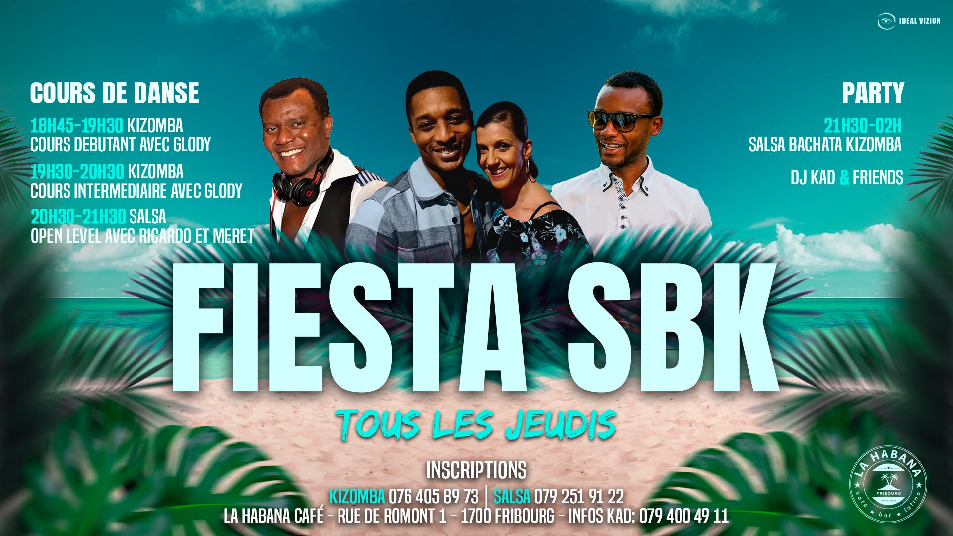 ★Fiesta SBK Cours Salsa - Kizomba & PARTY★
