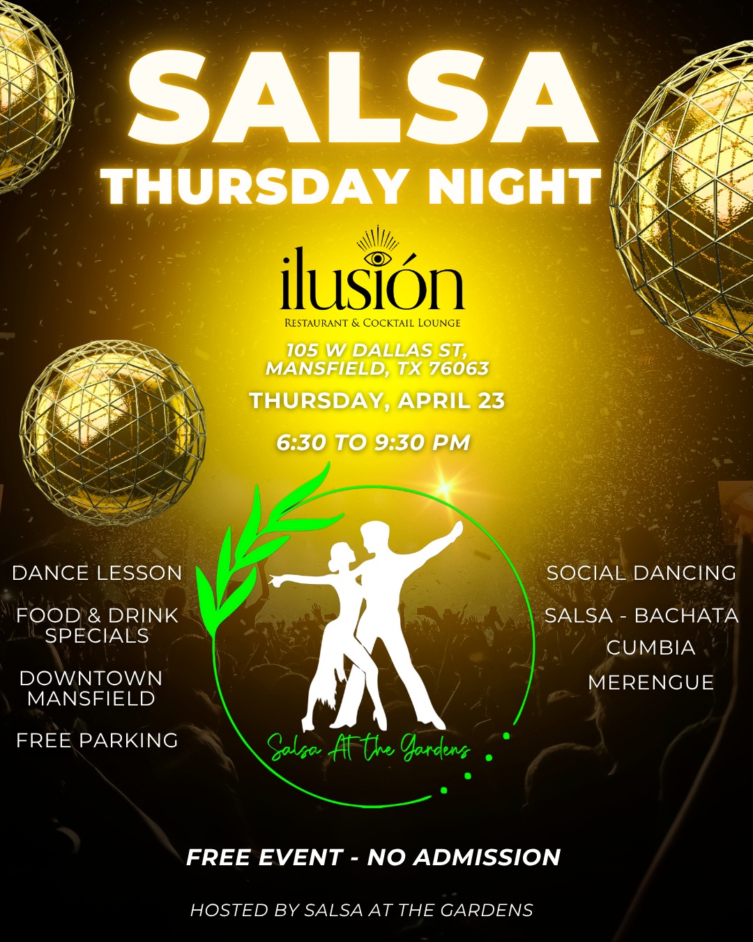 💃 Salsa Thursday @ ilusión 💃