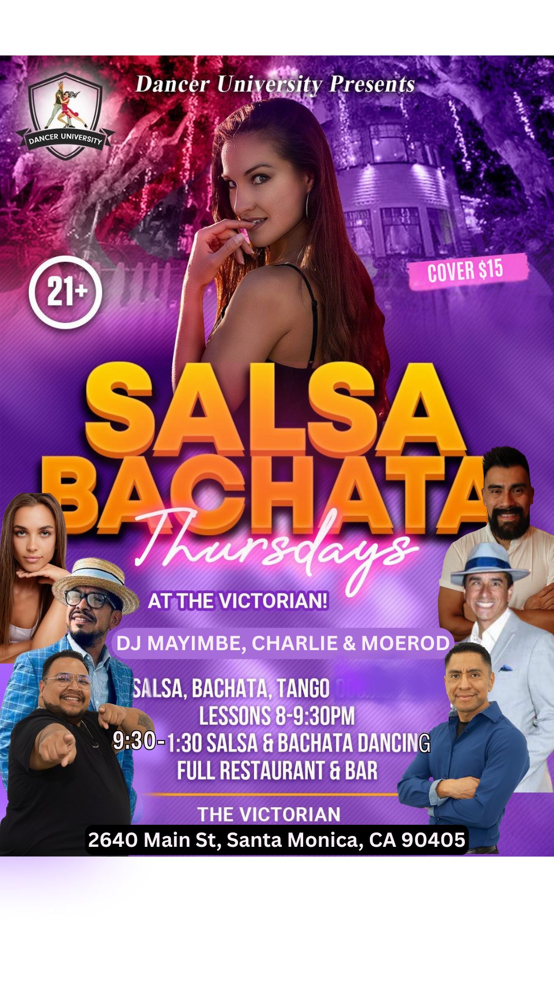 Salsa and Bachata Thursdays at the Victorian!