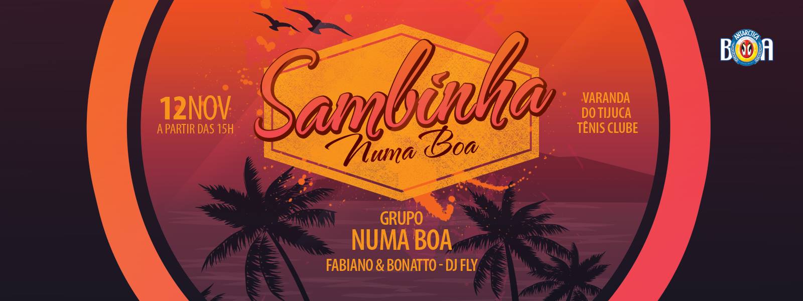 HOJE - Sambinha Numa Boa @VemVerão - Varanda TTC
