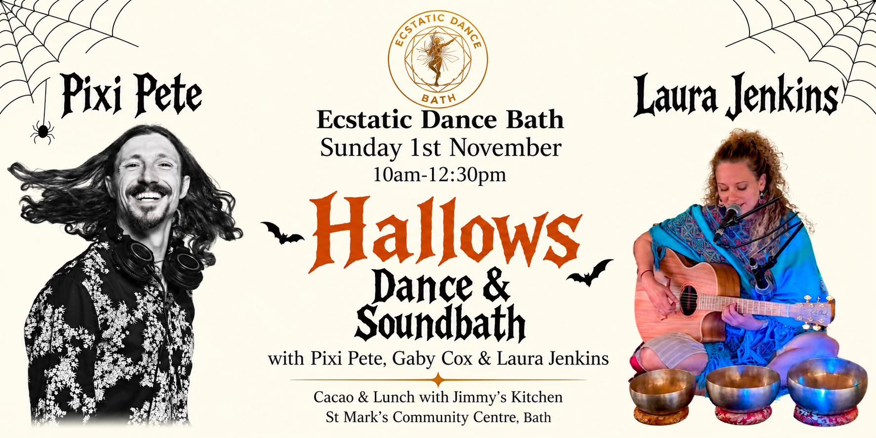 Hallows Dance with Pixi Pete and Sound bath with Laura Jenkins