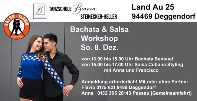 Bachata Sensual & Salsa Cubana Mit Anna & Francisco