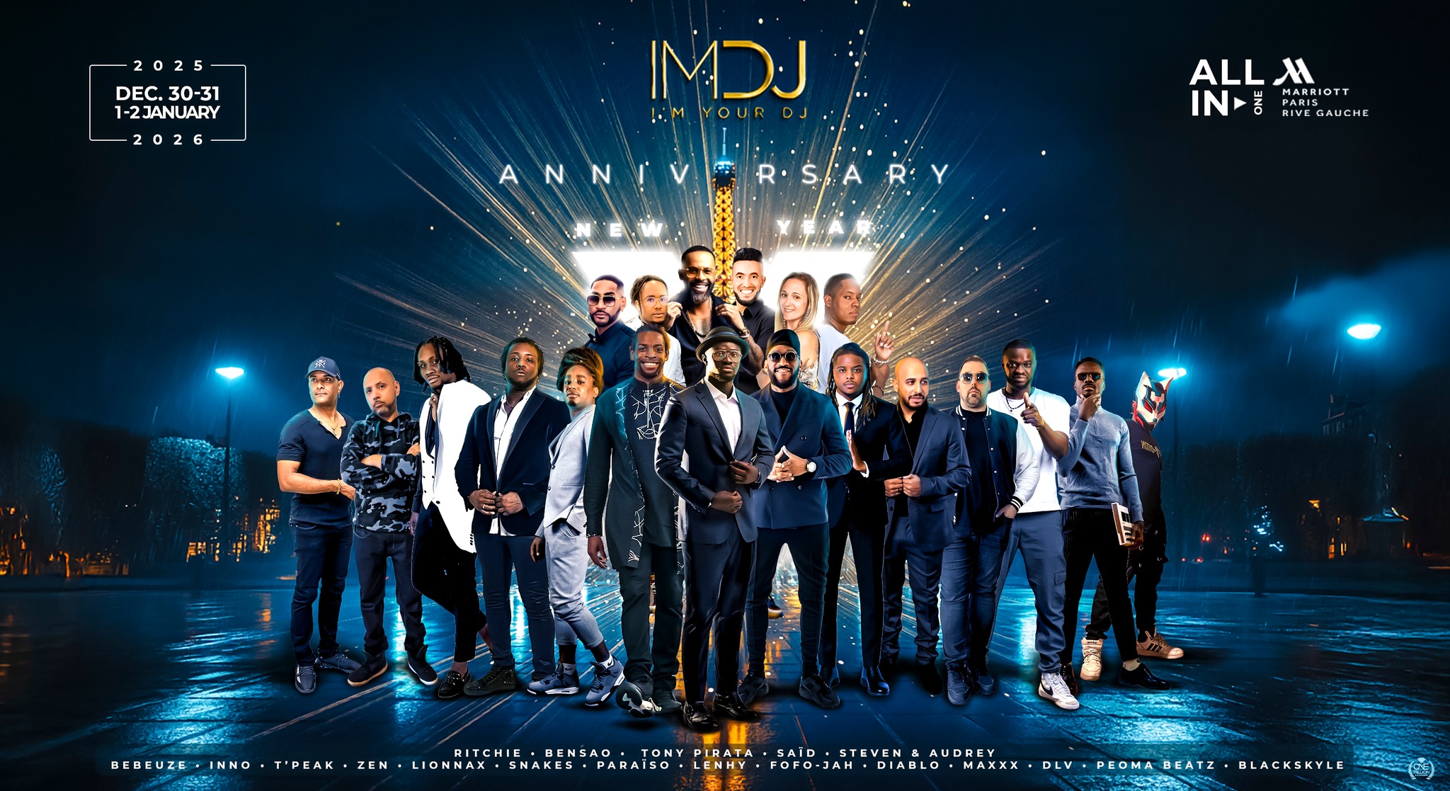 I'M YOUR DJ NEW YEAR - LES 10 ANS - PARIS CENTRE