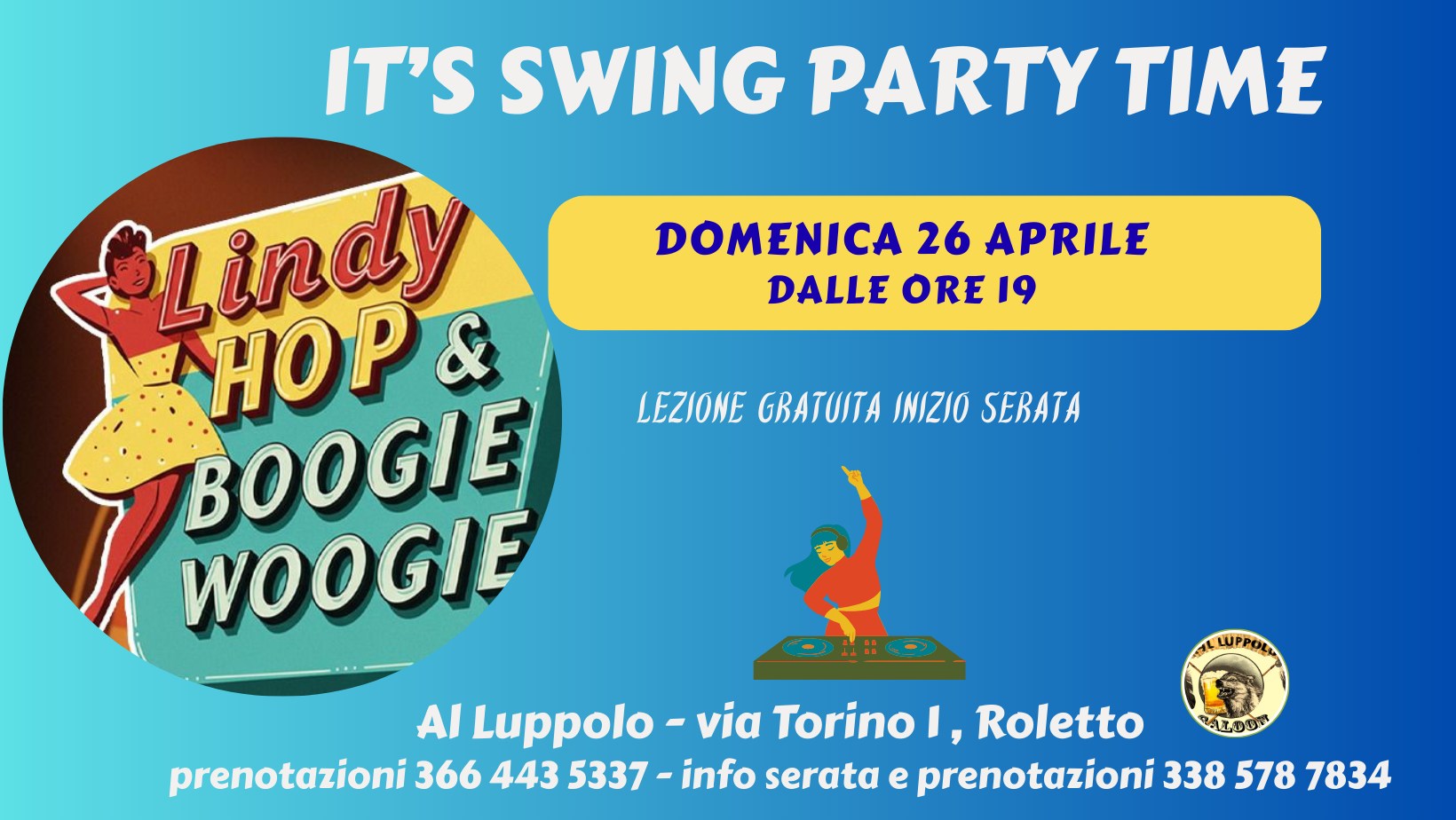 It's Swing Party Time - Lindy Hop & Boogie Woogie