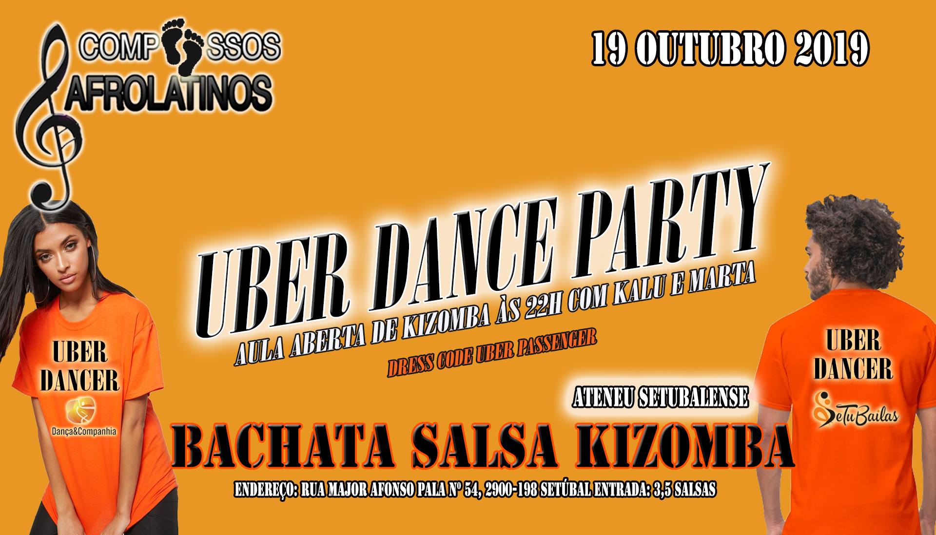 Compassos Afrolatinos16ª edição UBER Dance Party