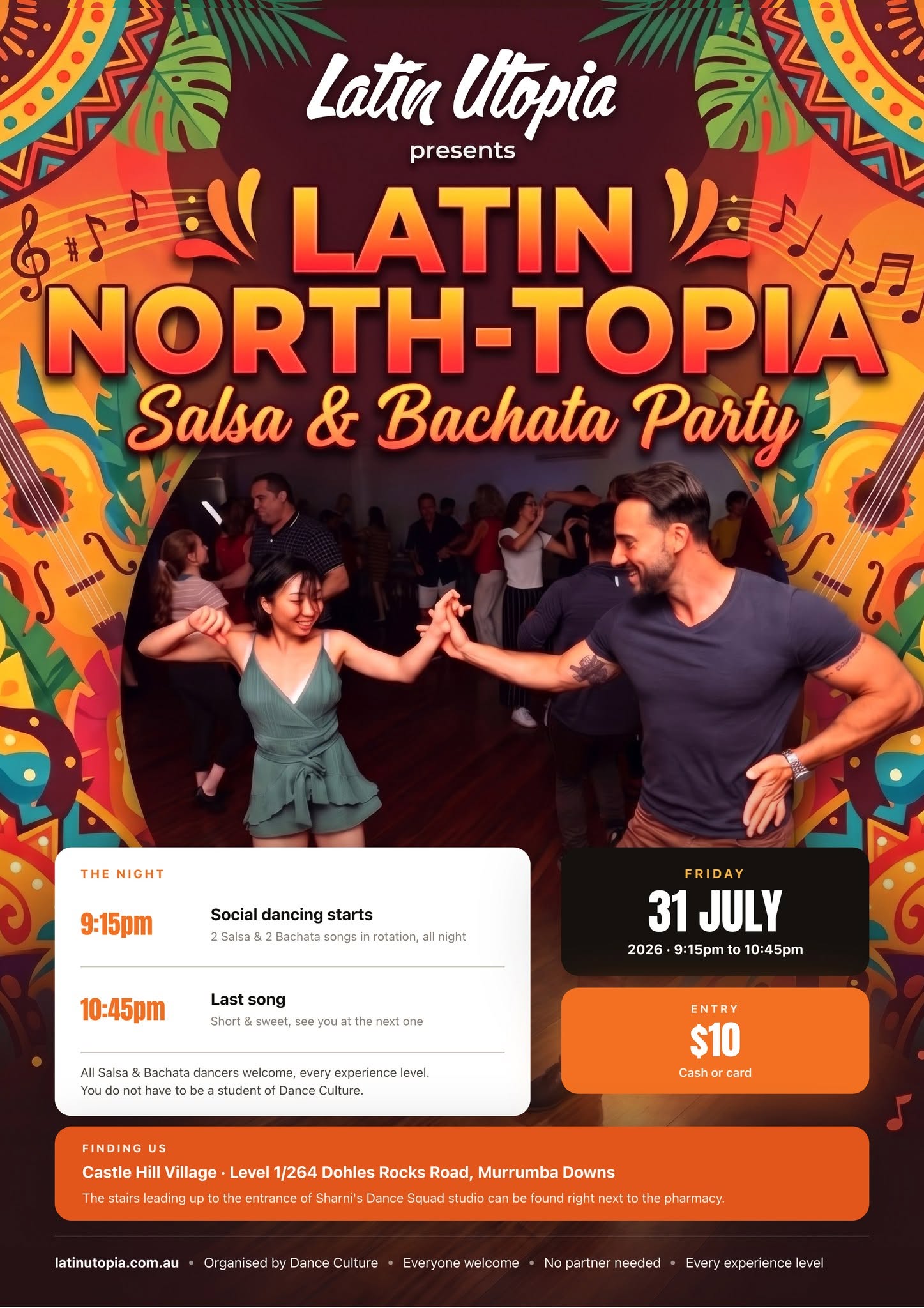 Latin North-topia Salsa & Bachata Party