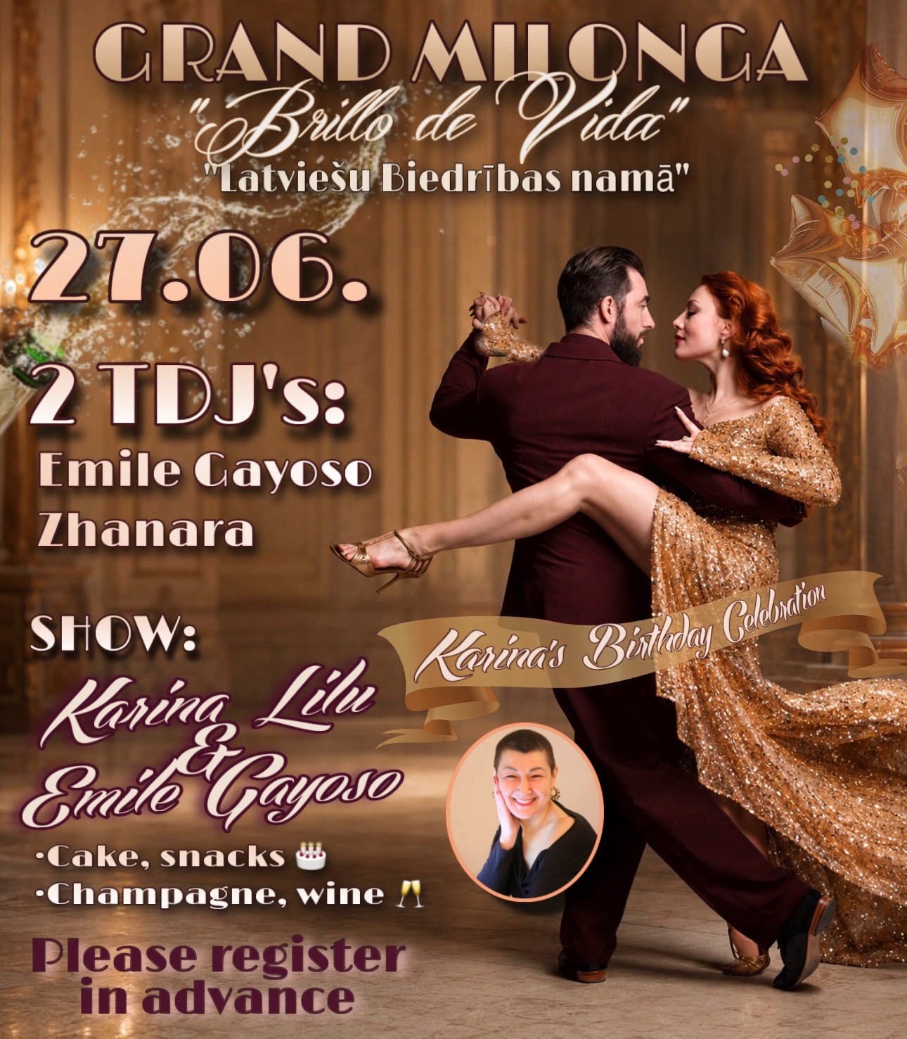 Grand Milonga “Brillo de Vida” ✨ Karina’s Birthday Celebration 🎉