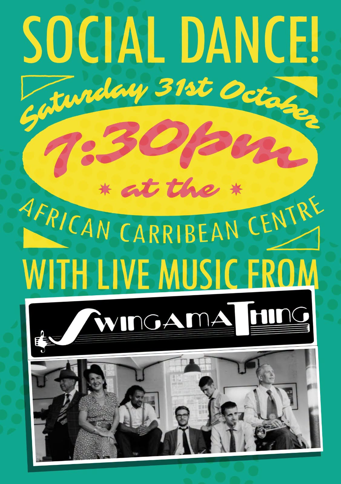 Swing Dance Social with Swingamathing live band