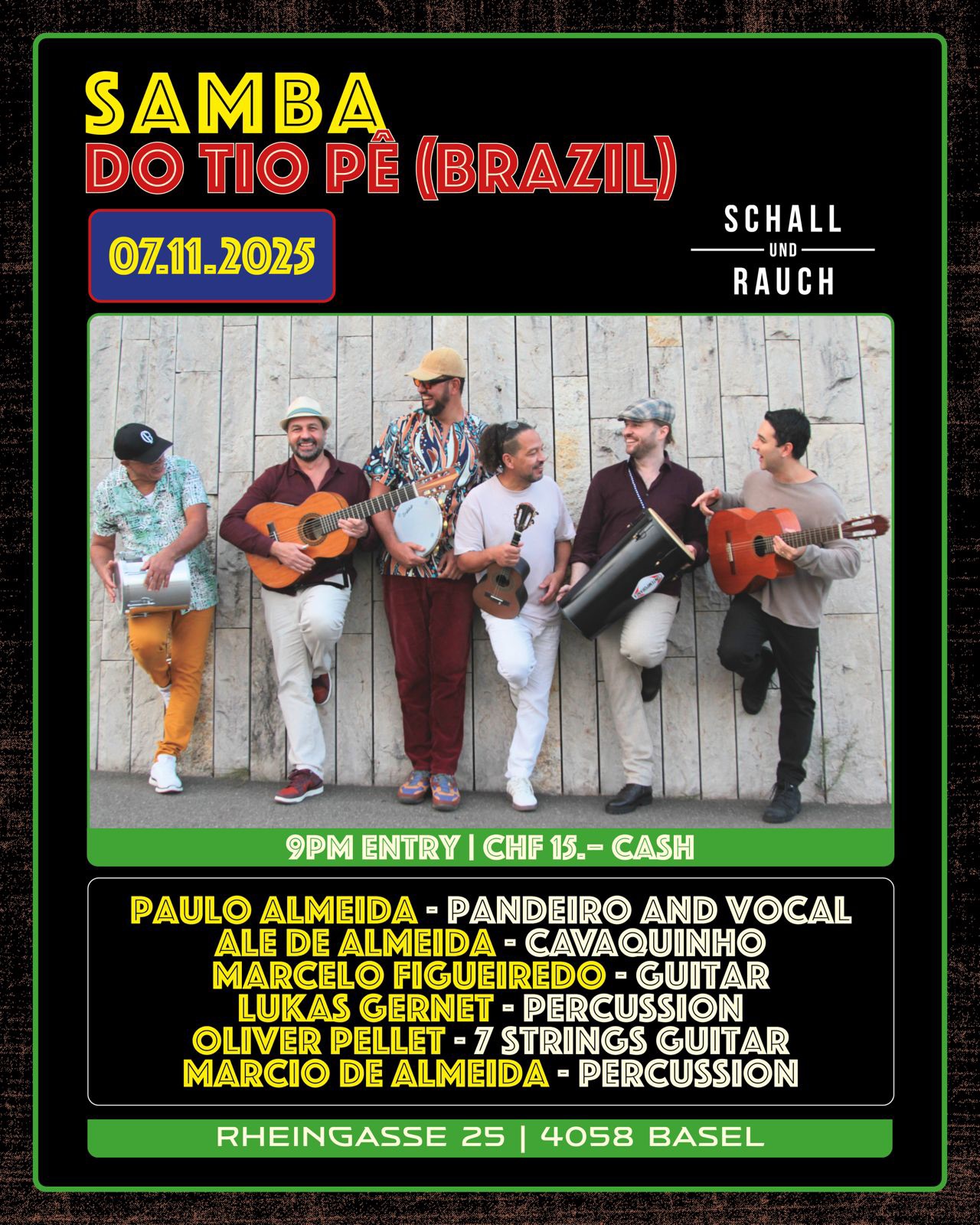 SAMBA DO TIO PÊ at SCHALL UND RAUCH