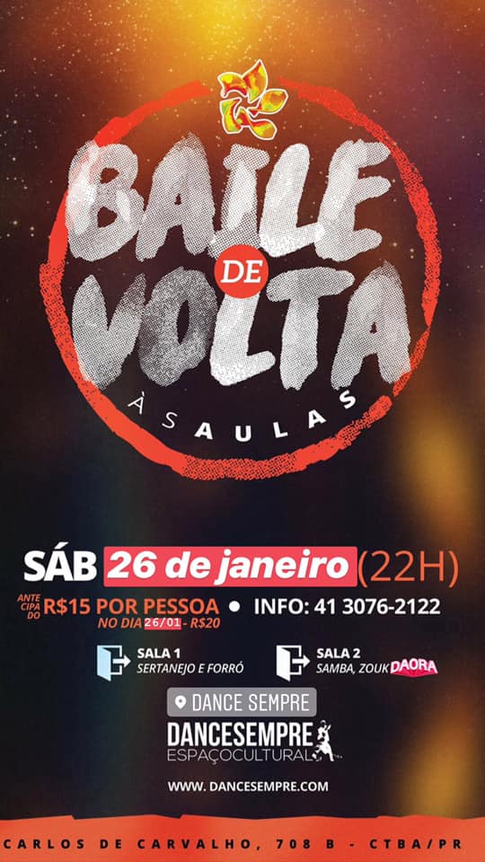 Baile de Volta as aulas!