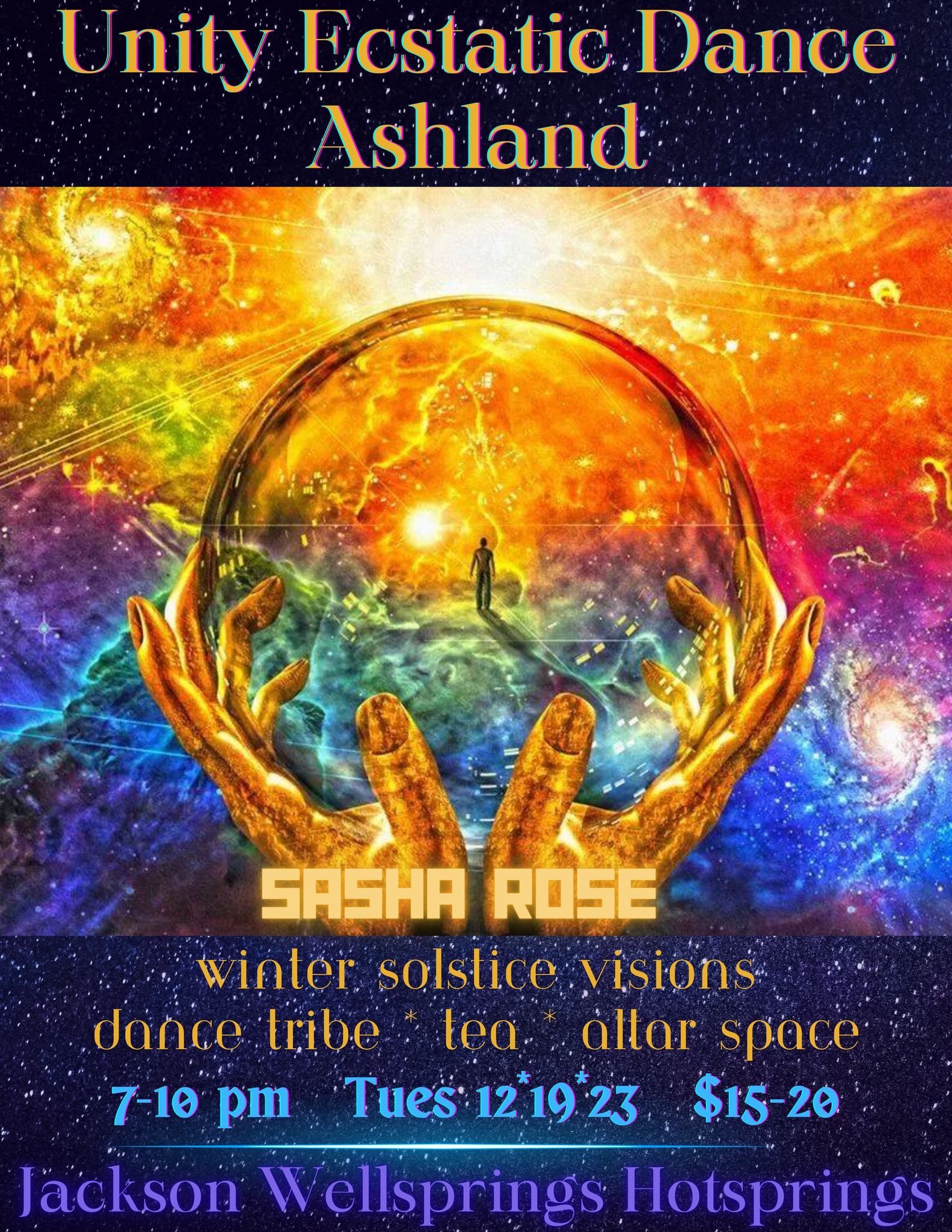 Unity Ecstatic Dance Ashland ~ SASHA ROSE