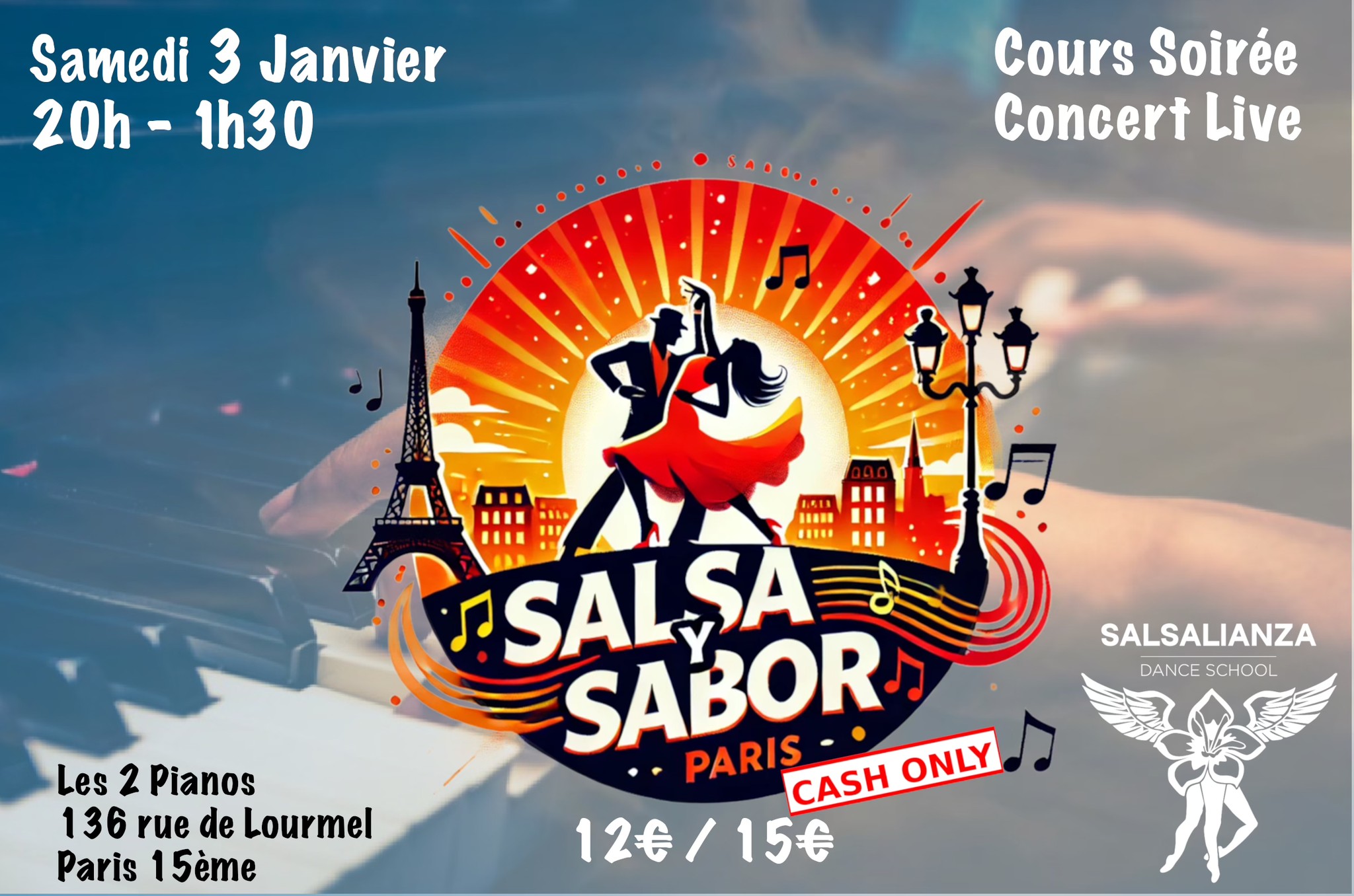 Salsa Y Sabor -- Soiree Samedi 3 Janvier