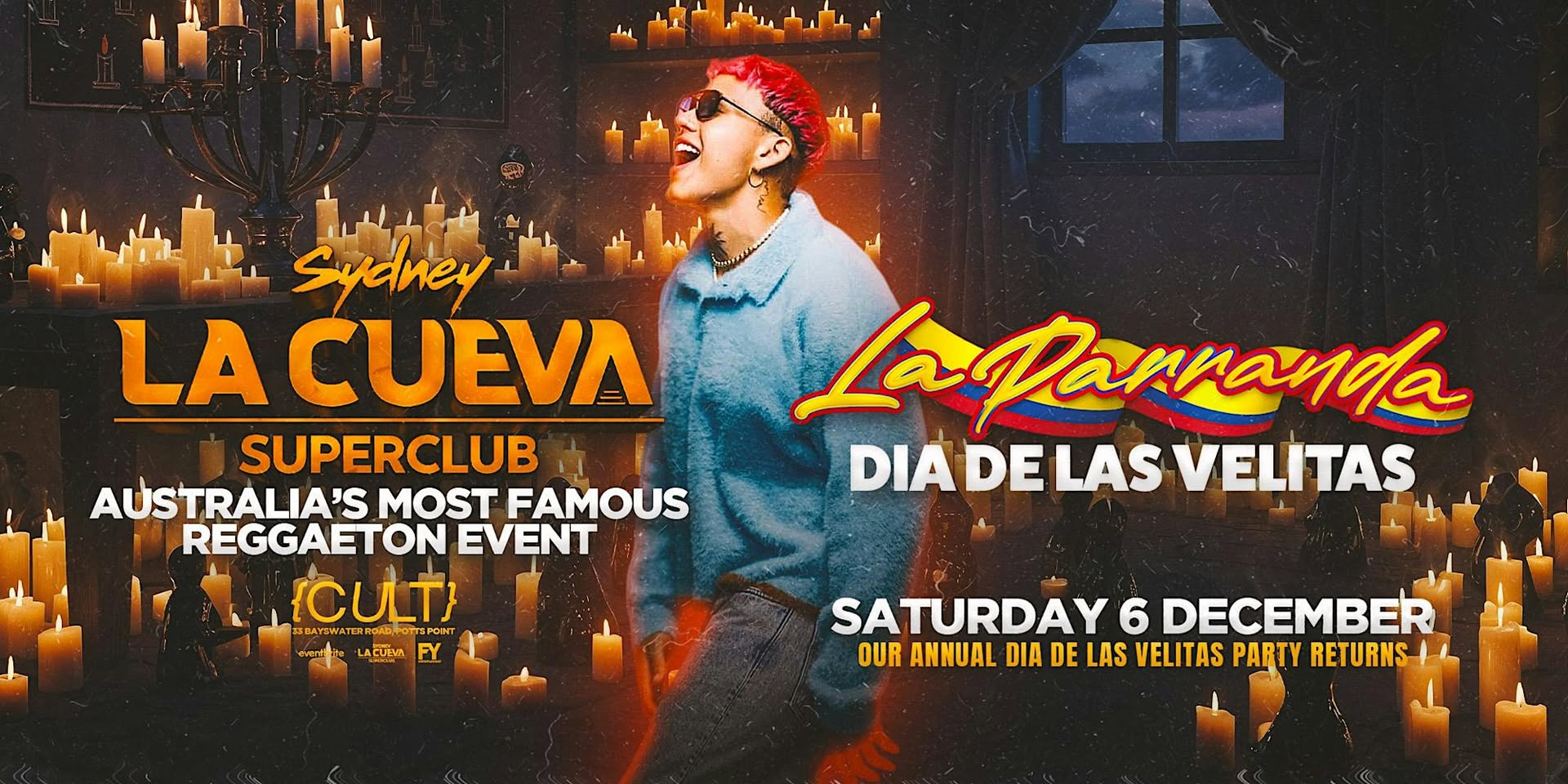 La Cueva Superclub Saturdays SAT 6 DEC LA PARRANDA