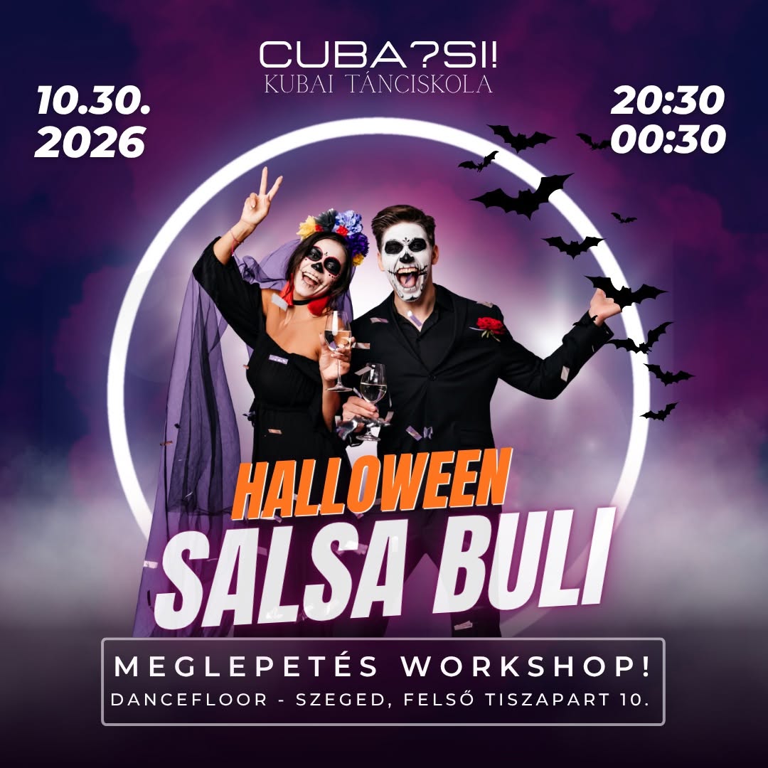 Salsa 🎃Halloween🎃 és ingyenes workshop!