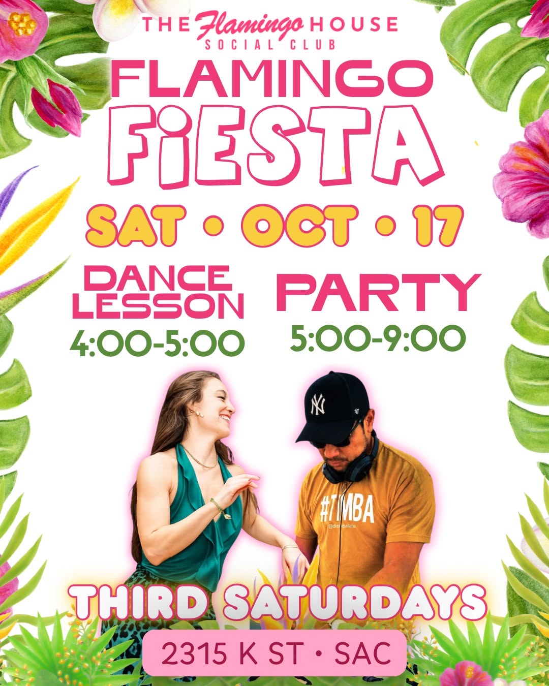 FLAMINGO FIESTA • Salsa Party @ The Flamingo House